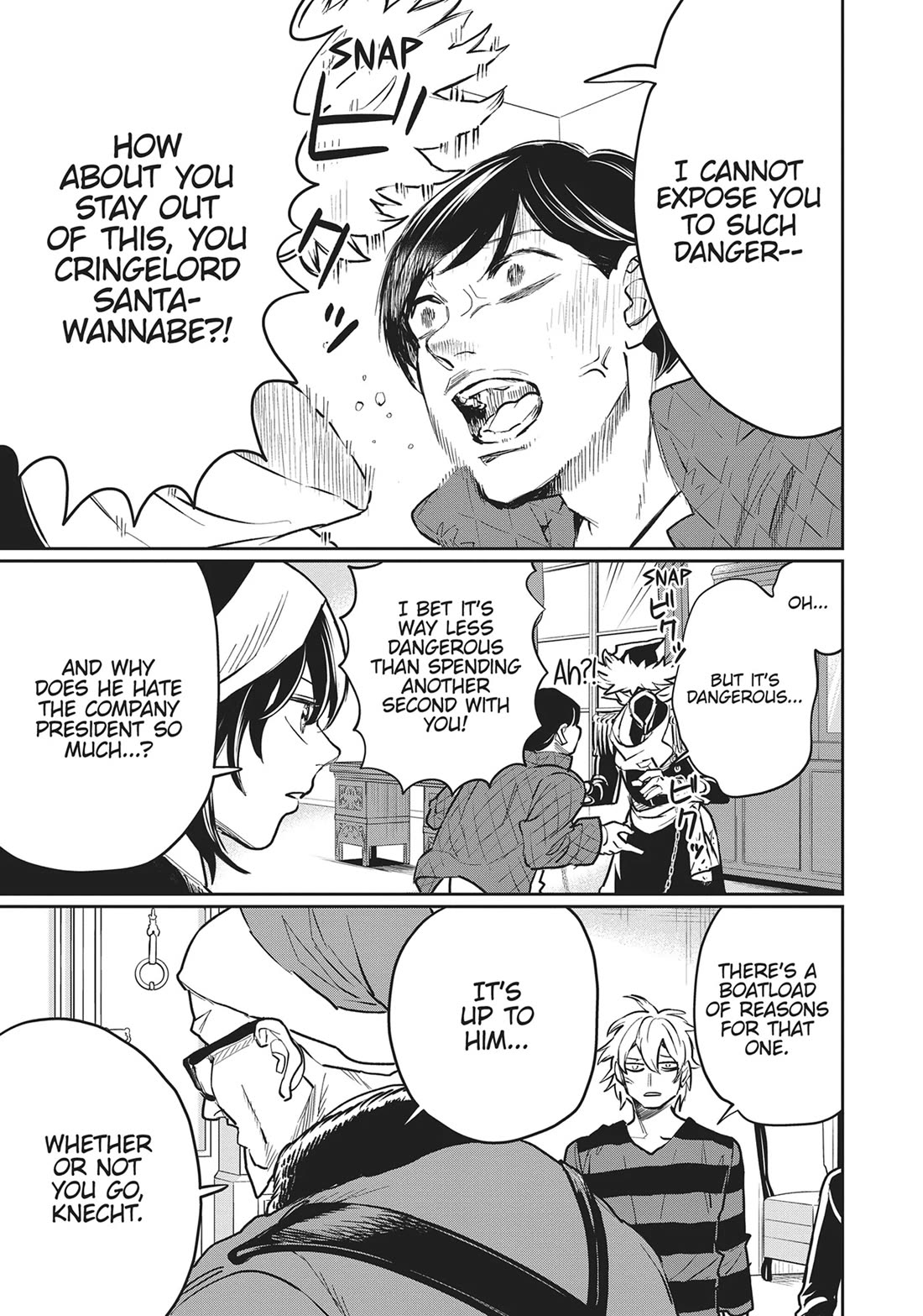 Black Night Parade Chapter 33 page 14 - Chapter 33: The Secret of the Santa Claus House
