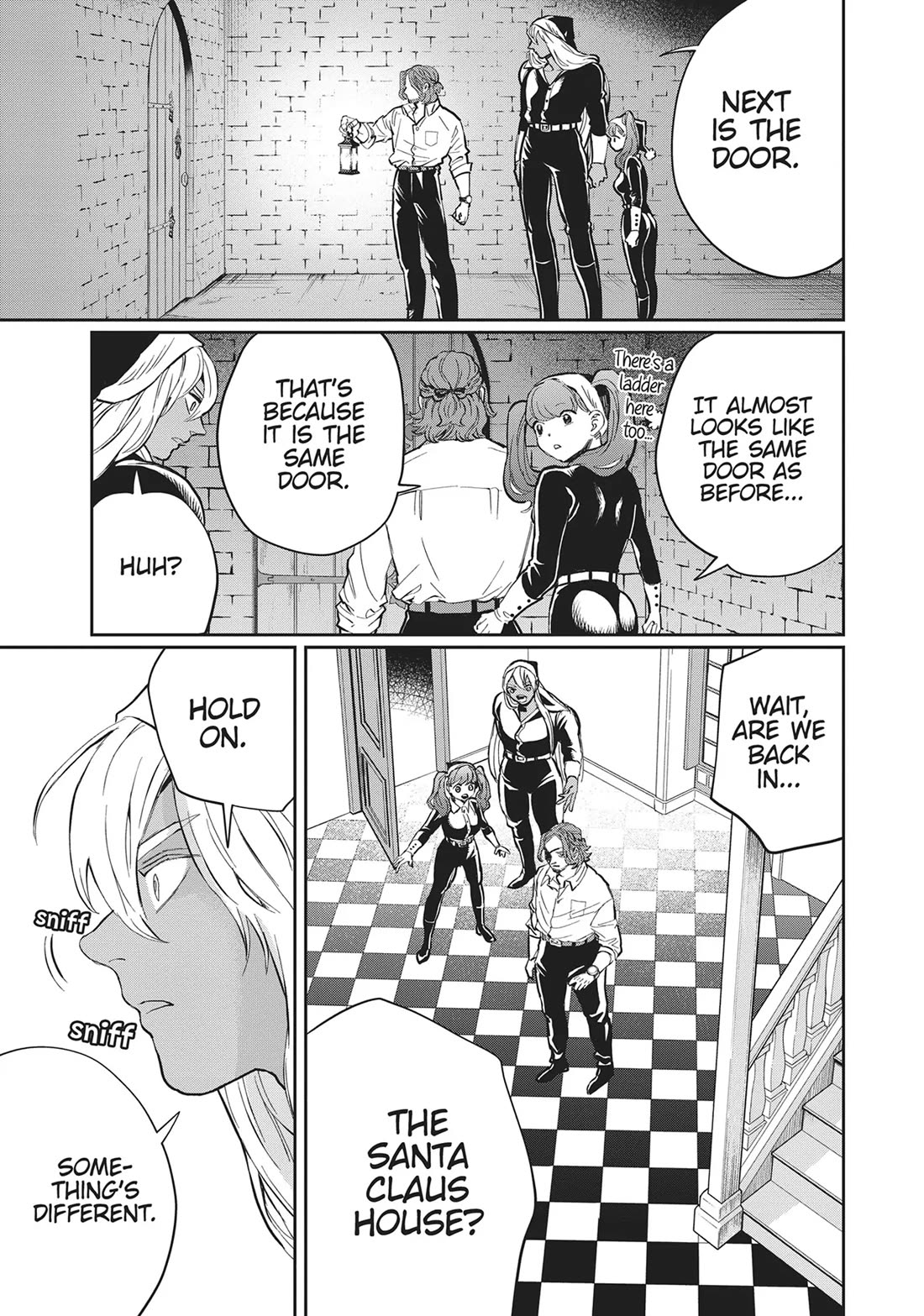 Black Night Parade Chapter 33 page 6 - Chapter 33: The Secret of the Santa Claus House