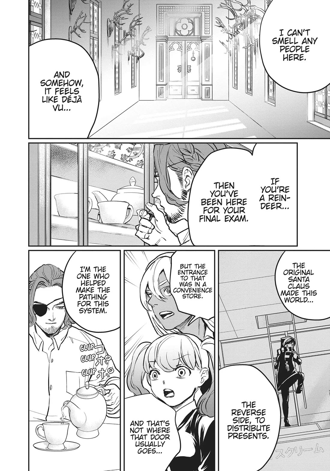 Black Night Parade Chapter 33 page 7 - Chapter 33: The Secret of the Santa Claus House