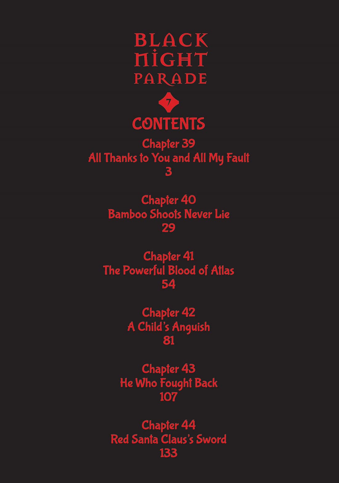 Black Night Parade Chapter 39 page 3 - Chapter 39: All Thanks to You and All My Fault