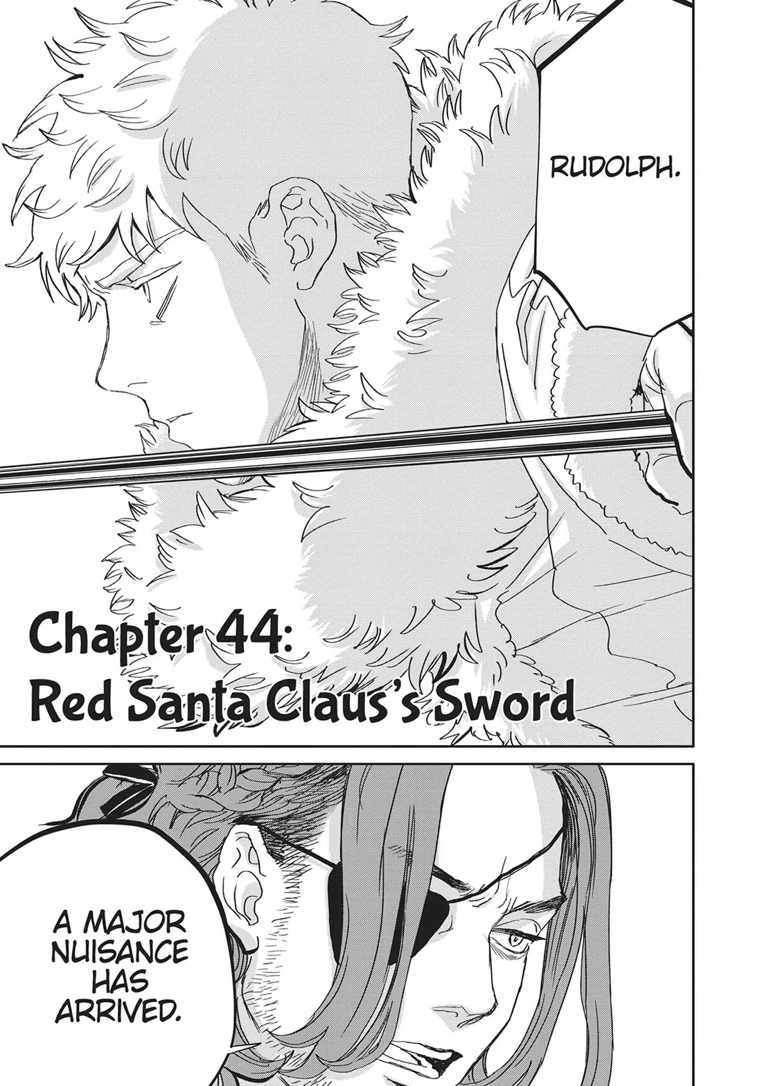 Black Night Parade Chapter 44 page 1 - Chapter 44: Red Santa Claus's Sword