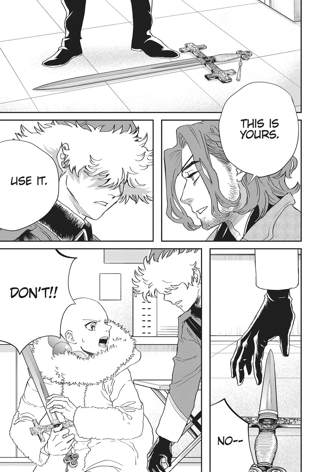 Black Night Parade Chapter 44 page 19 - Chapter 44: Red Santa Claus's Sword