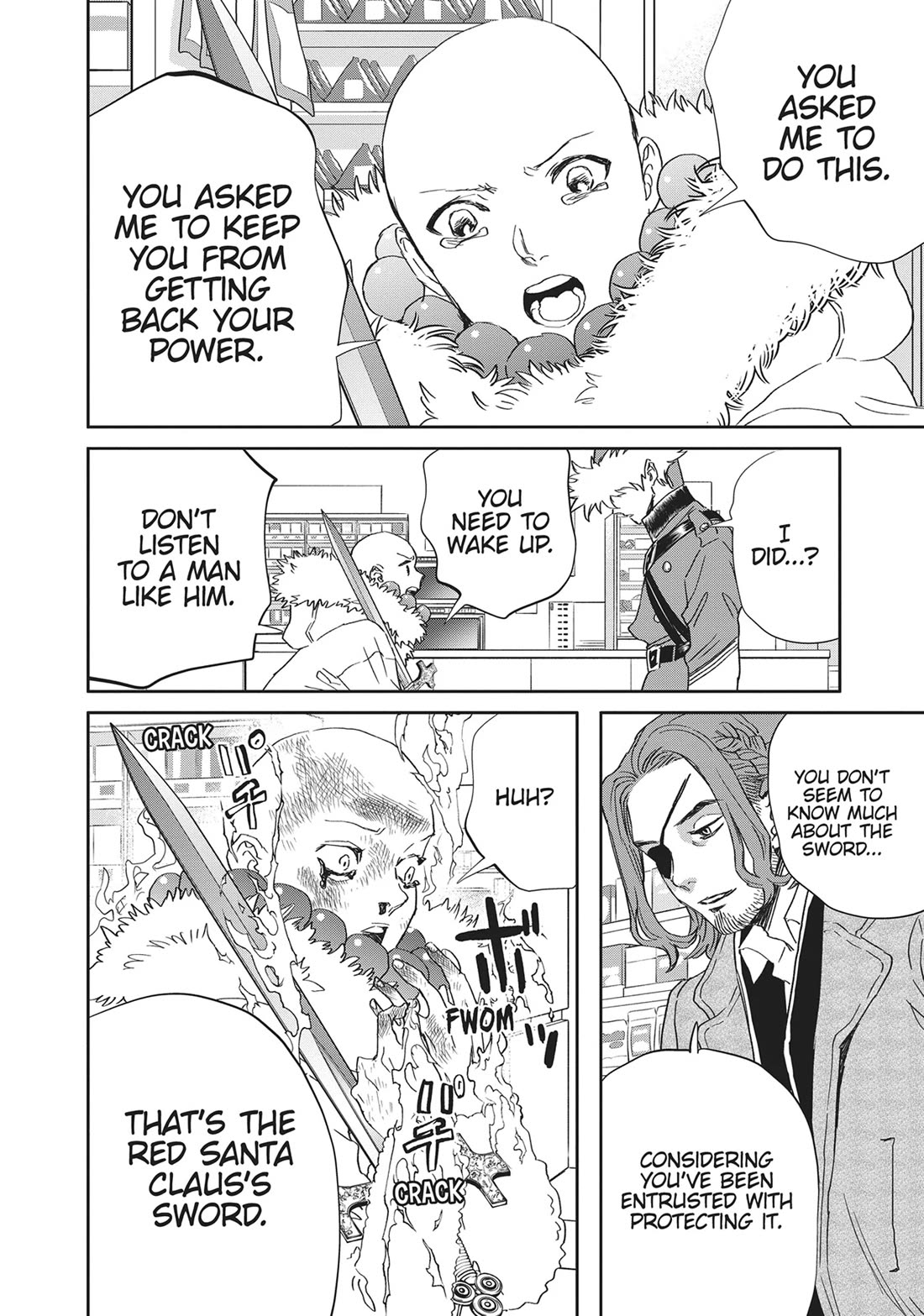 Black Night Parade Chapter 44 page 20 - Chapter 44: Red Santa Claus's Sword