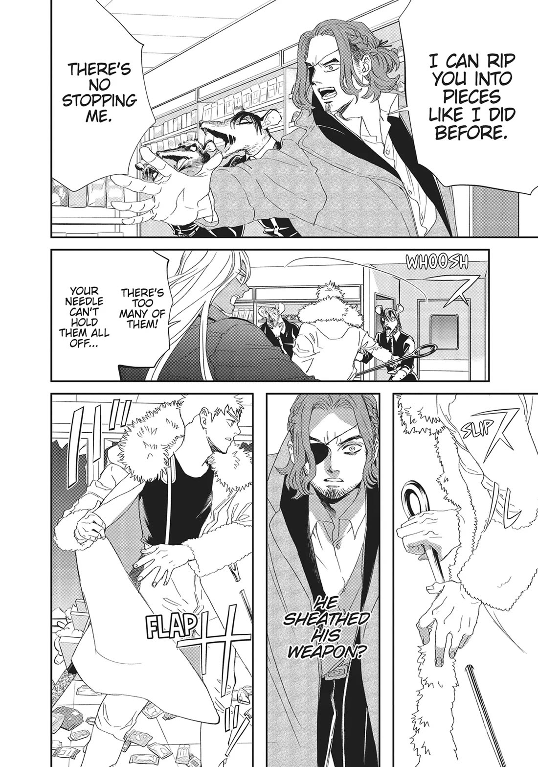 Black Night Parade Chapter 44 page 6 - Chapter 44: Red Santa Claus's Sword