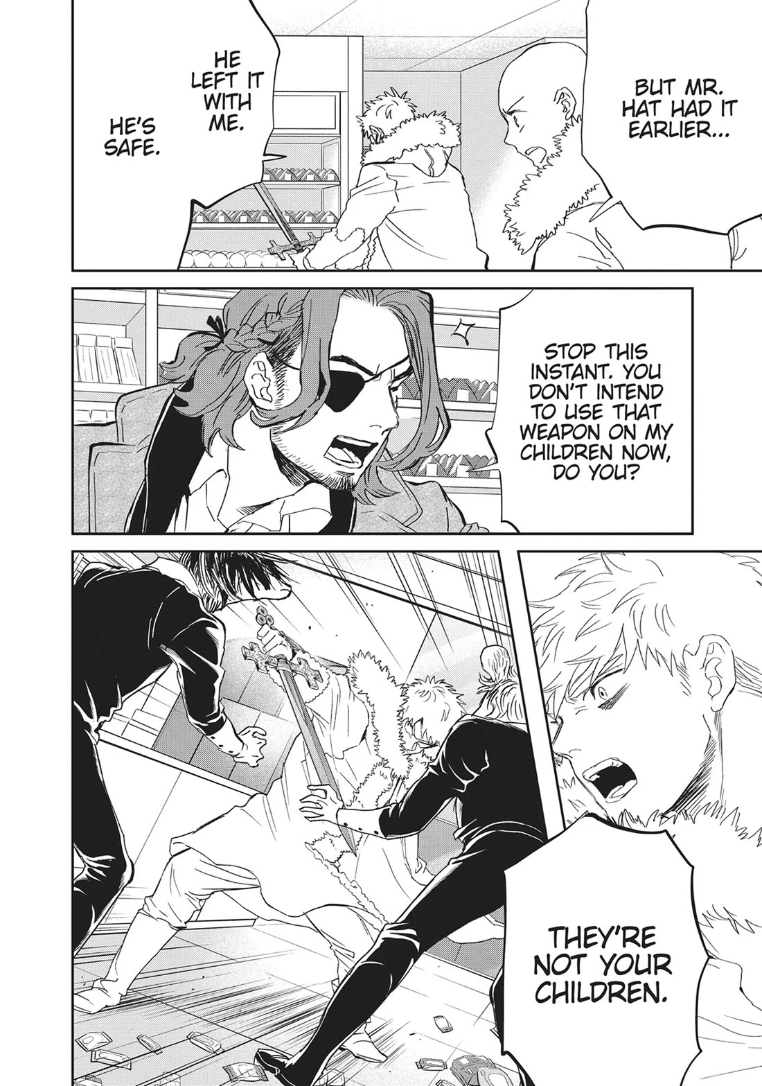 Black Night Parade Chapter 44 page 8 - Chapter 44: Red Santa Claus's Sword