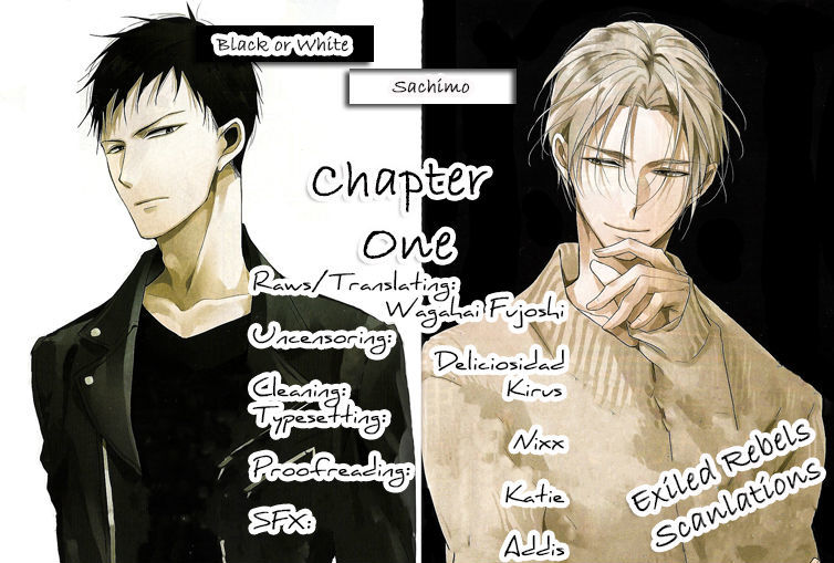 Black or White (Sachimo) Chapter 1 page 1 - Chapter 1