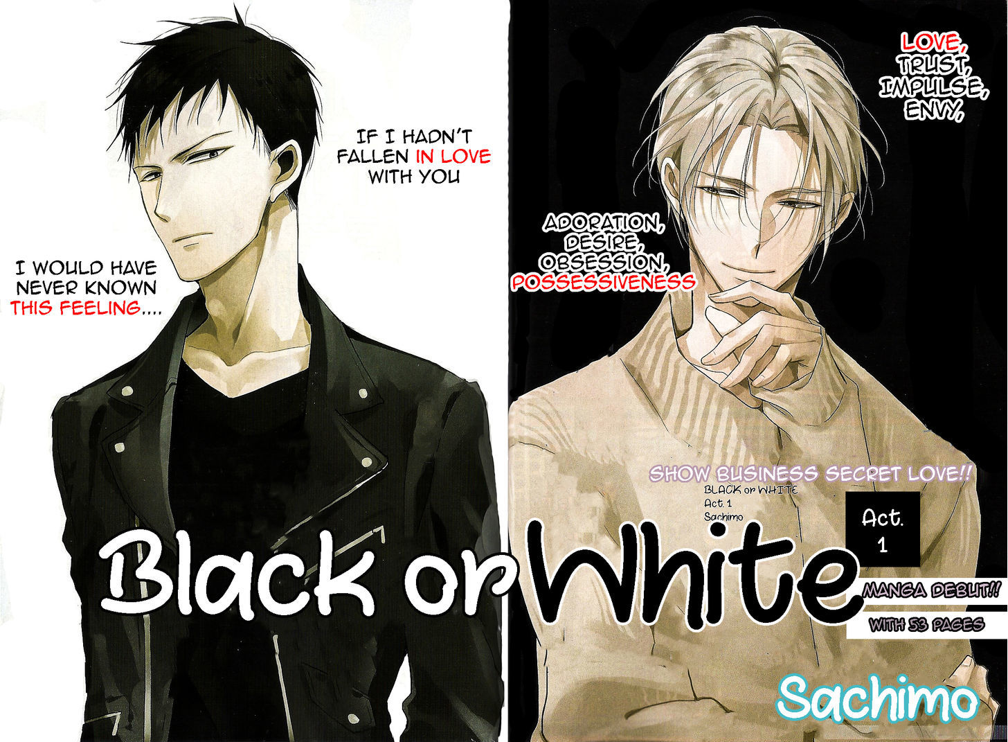 Black or White (Sachimo) Chapter 1 page 3 - Chapter 1