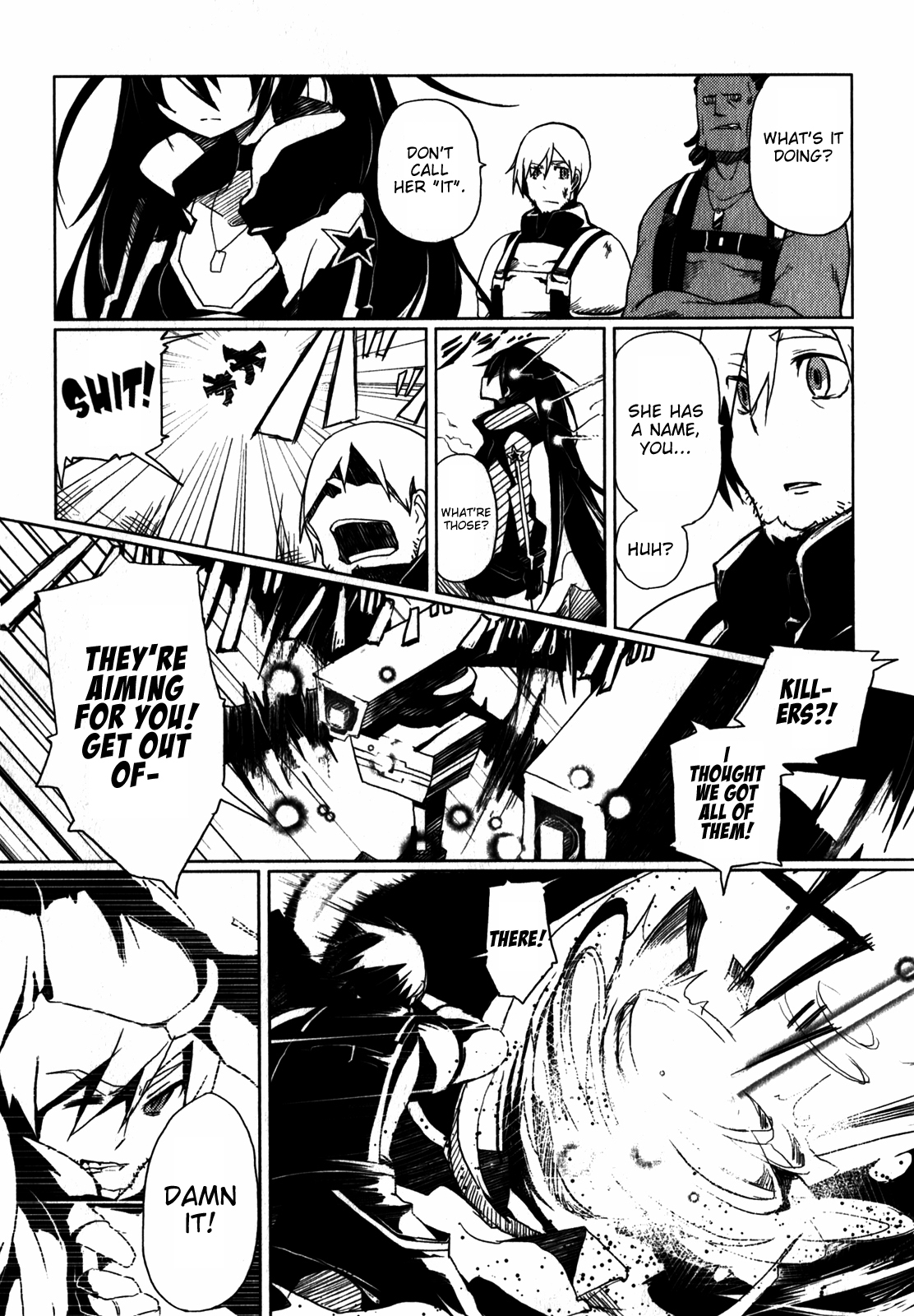 Black Rock Shooter: The Game Chapter 1 page 14 - Chapter 1: Boot Up BRS