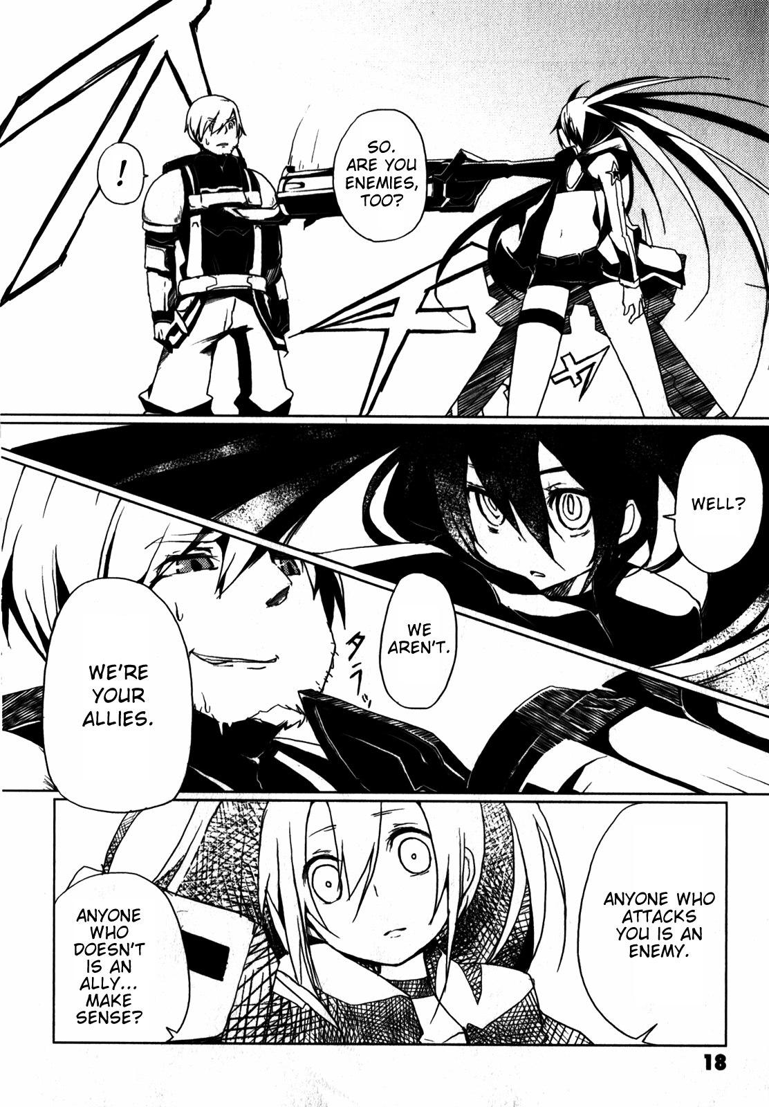 Black Rock Shooter: The Game Chapter 1 page 17 - Chapter 1: Boot Up BRS