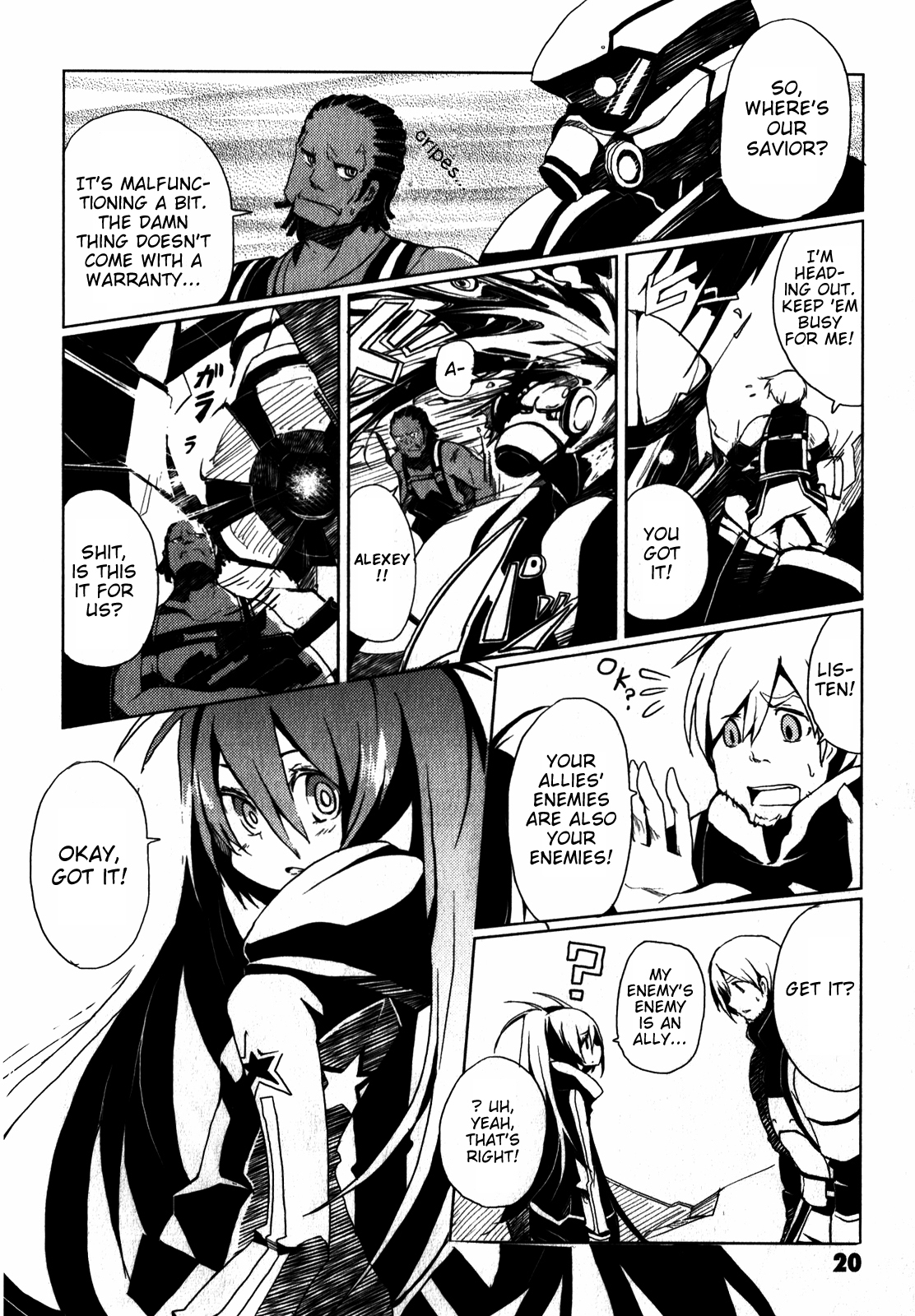 Black Rock Shooter: The Game Chapter 1 page 19 - Chapter 1: Boot Up BRS