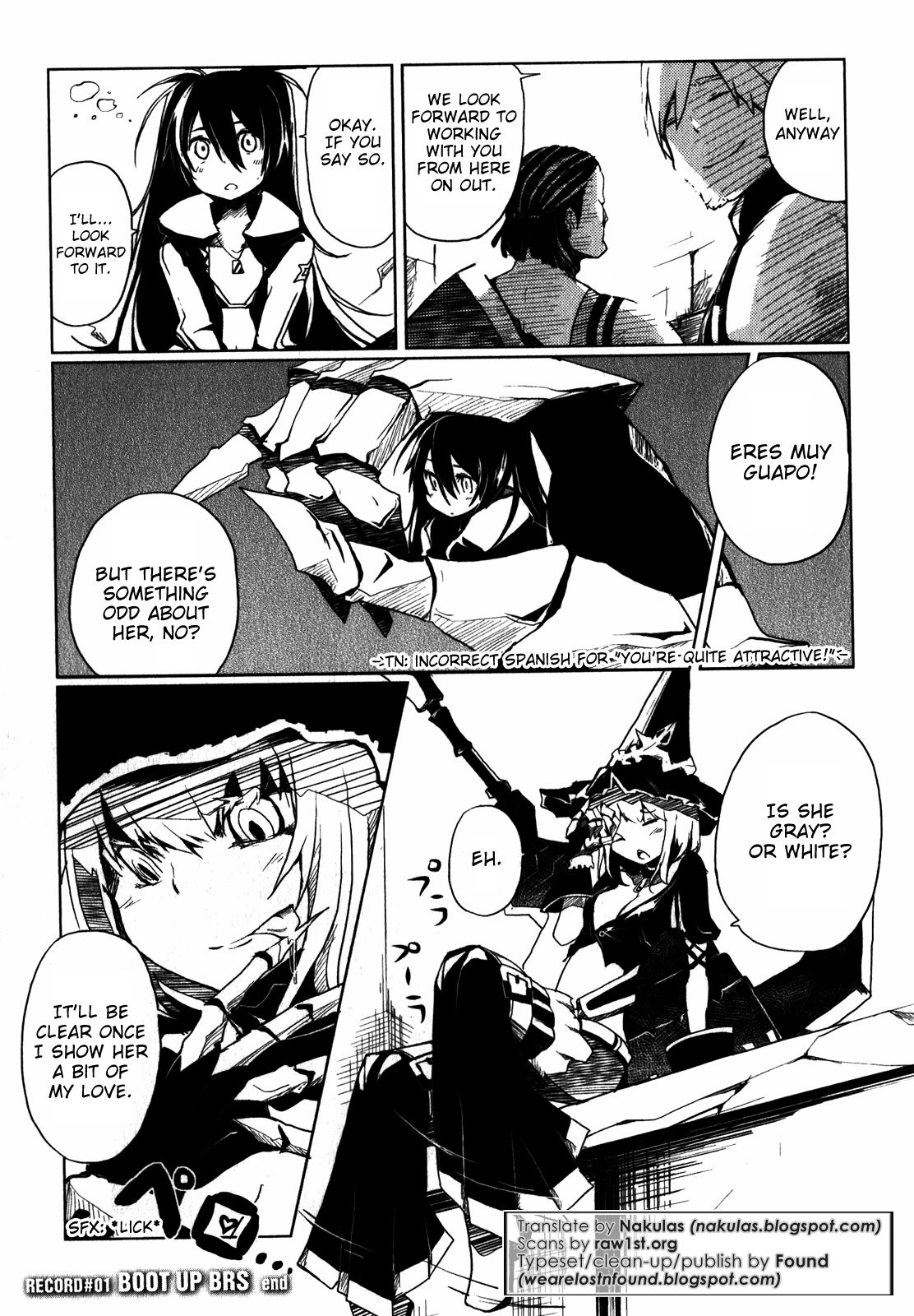 Black Rock Shooter: The Game Chapter 1 page 23 - Chapter 1: Boot Up BRS