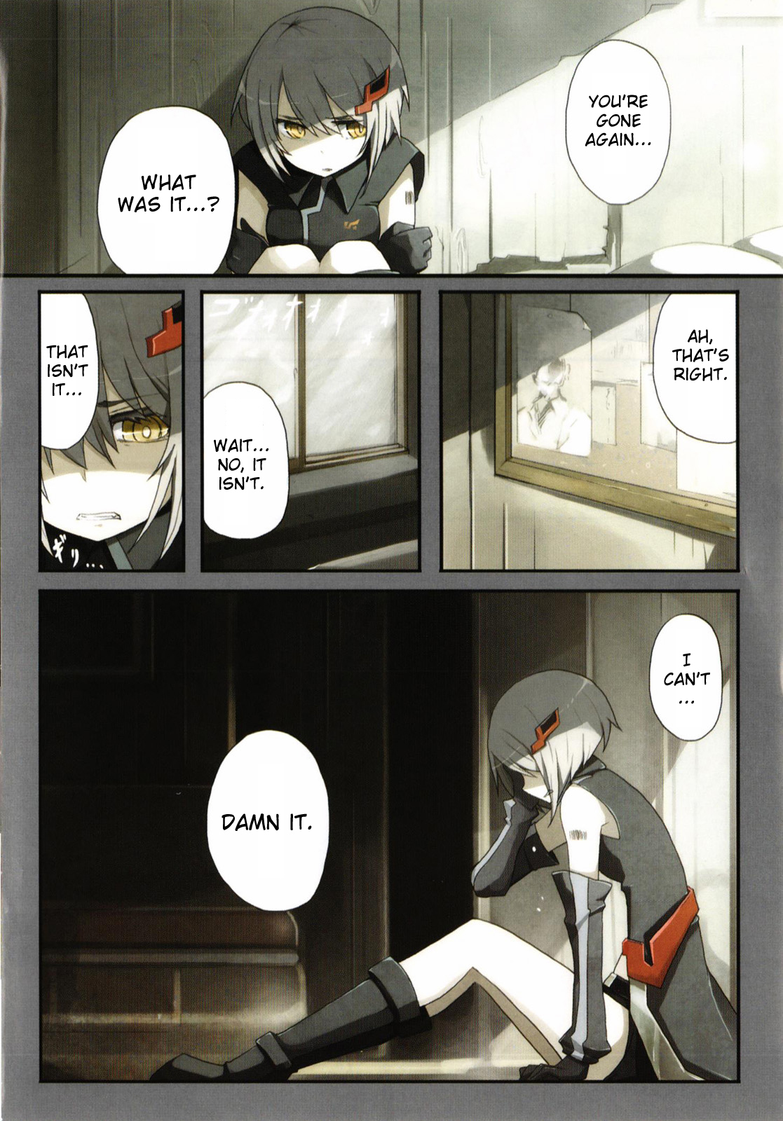 Black Rock Shooter: The Game Chapter 1 page 5 - Chapter 1: Boot Up BRS