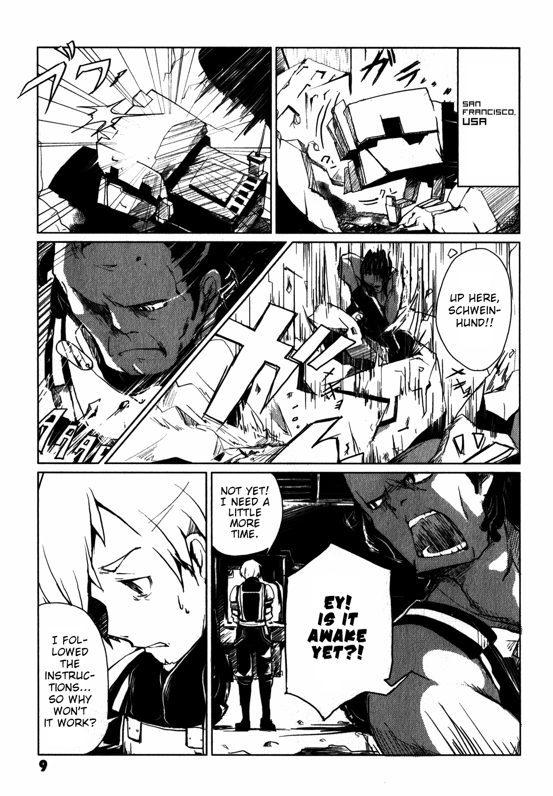 Black Rock Shooter: The Game Chapter 1 page 8 - Chapter 1: Boot Up BRS