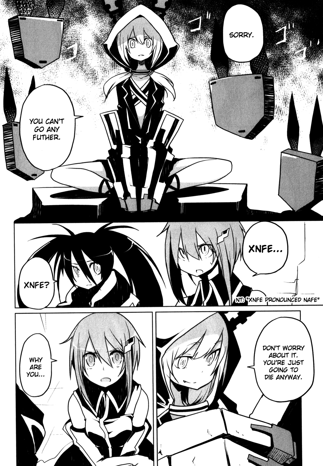 Black Rock Shooter: The Game Chapter 10 page 14 - Chapter 10: They Met in the Garbage Dump