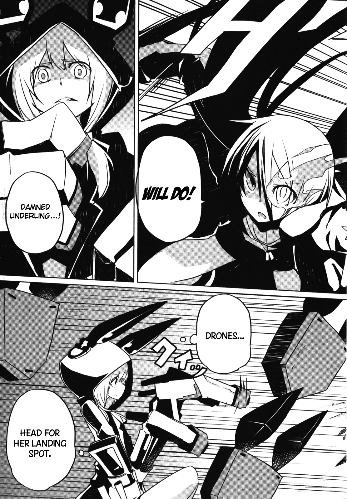Black Rock Shooter: The Game Chapter 10 page 17 - Chapter 10: They Met in the Garbage Dump