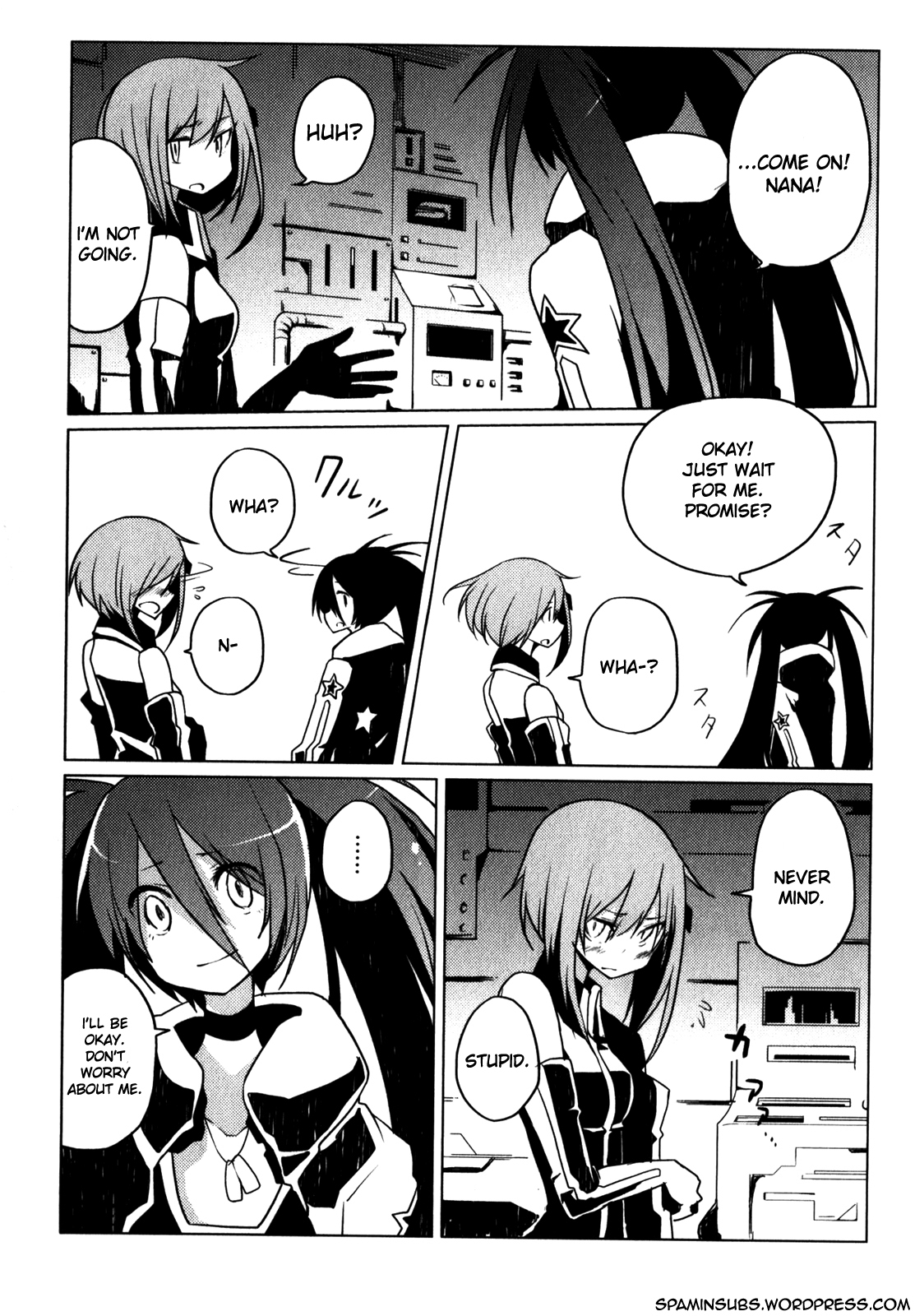 Black Rock Shooter: The Game Chapter 10 page 9 - Chapter 10: They Met in the Garbage Dump