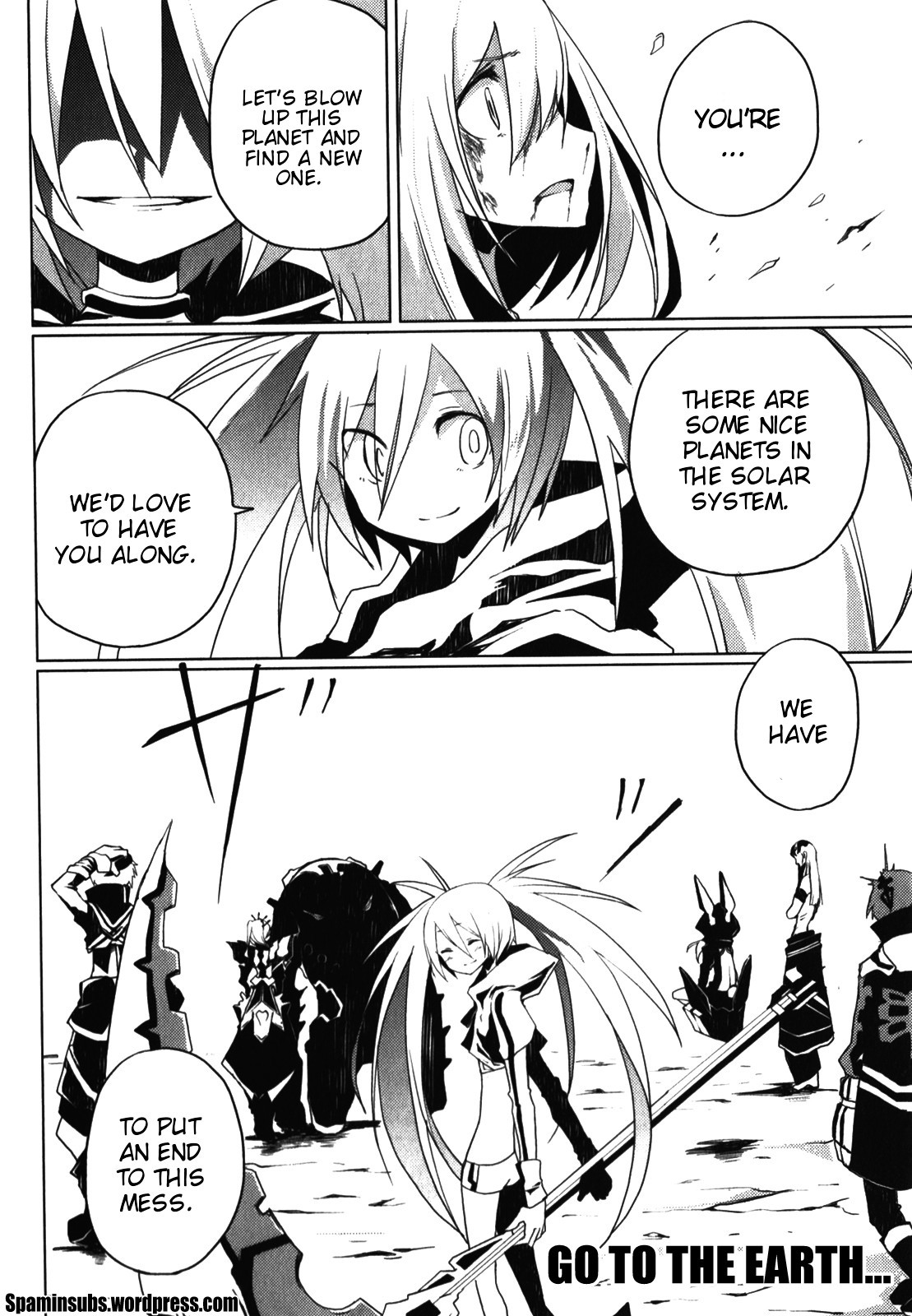 Black Rock Shooter: The Game Chapter 13.5 page 10 - Chapter 13.5: Prologue: Home Star Outer Planet