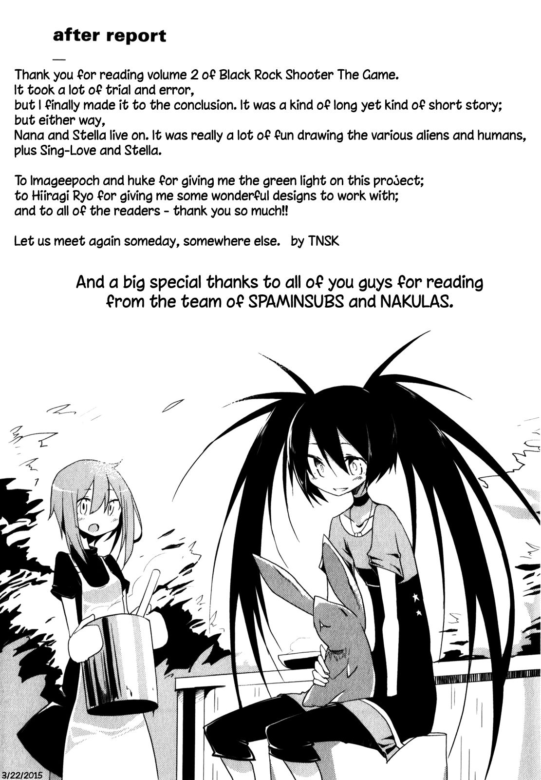 Black Rock Shooter: The Game Chapter 13 page 22 - Chapter 13: Last Song