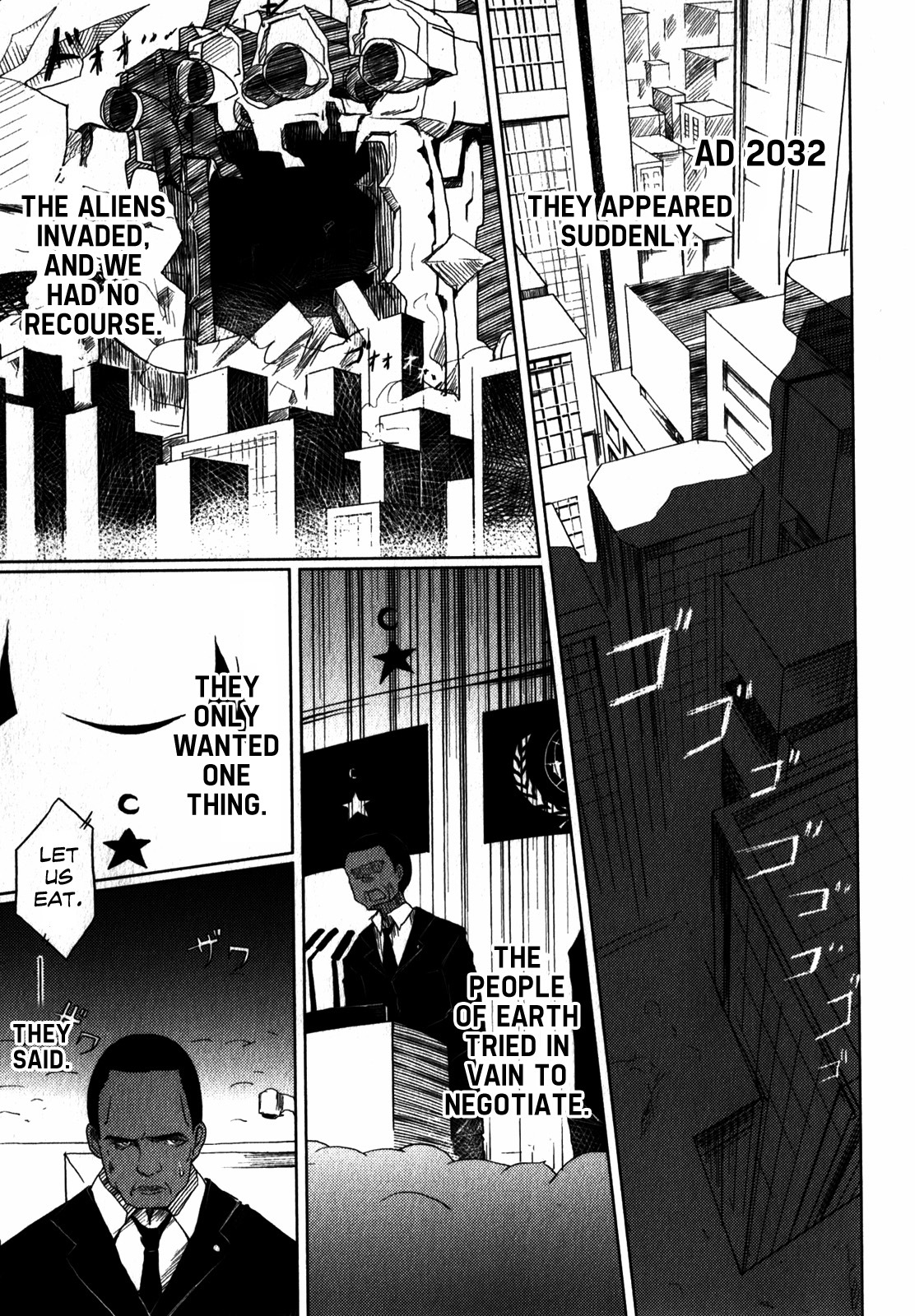 Black Rock Shooter: The Game Chapter 2 page 1 - Chapter 2: First Messenger of Enemy