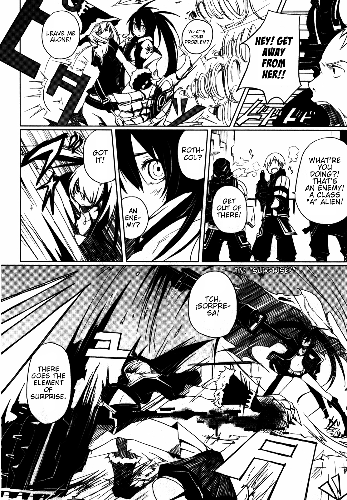 Black Rock Shooter: The Game Chapter 2 page 10 - Chapter 2: First Messenger of Enemy
