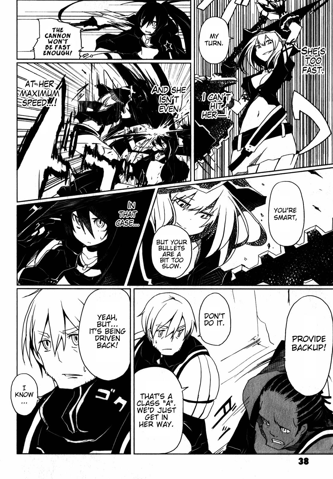 Black Rock Shooter: The Game Chapter 2 page 12 - Chapter 2: First Messenger of Enemy