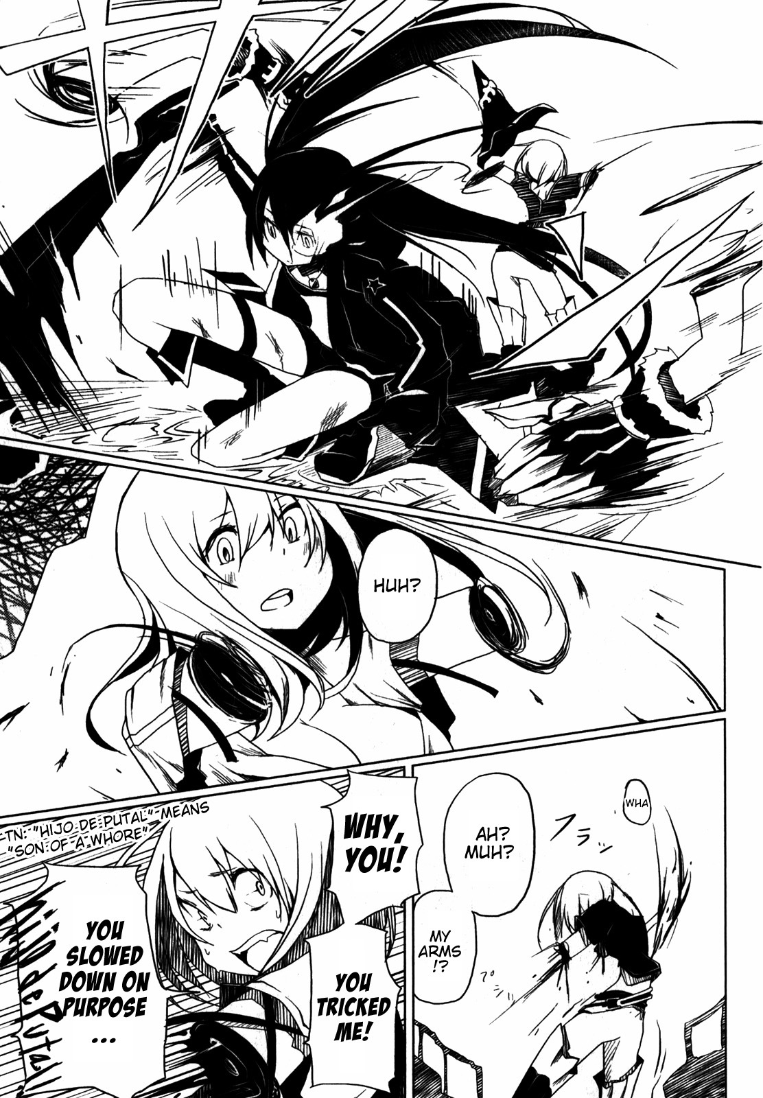 Black Rock Shooter: The Game Chapter 2 page 15 - Chapter 2: First Messenger of Enemy