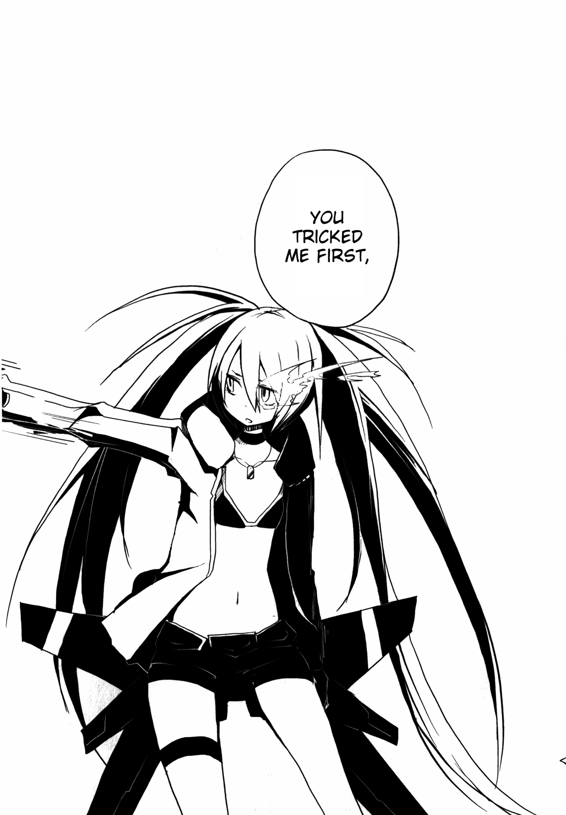 Black Rock Shooter: The Game Chapter 2 page 16 - Chapter 2: First Messenger of Enemy