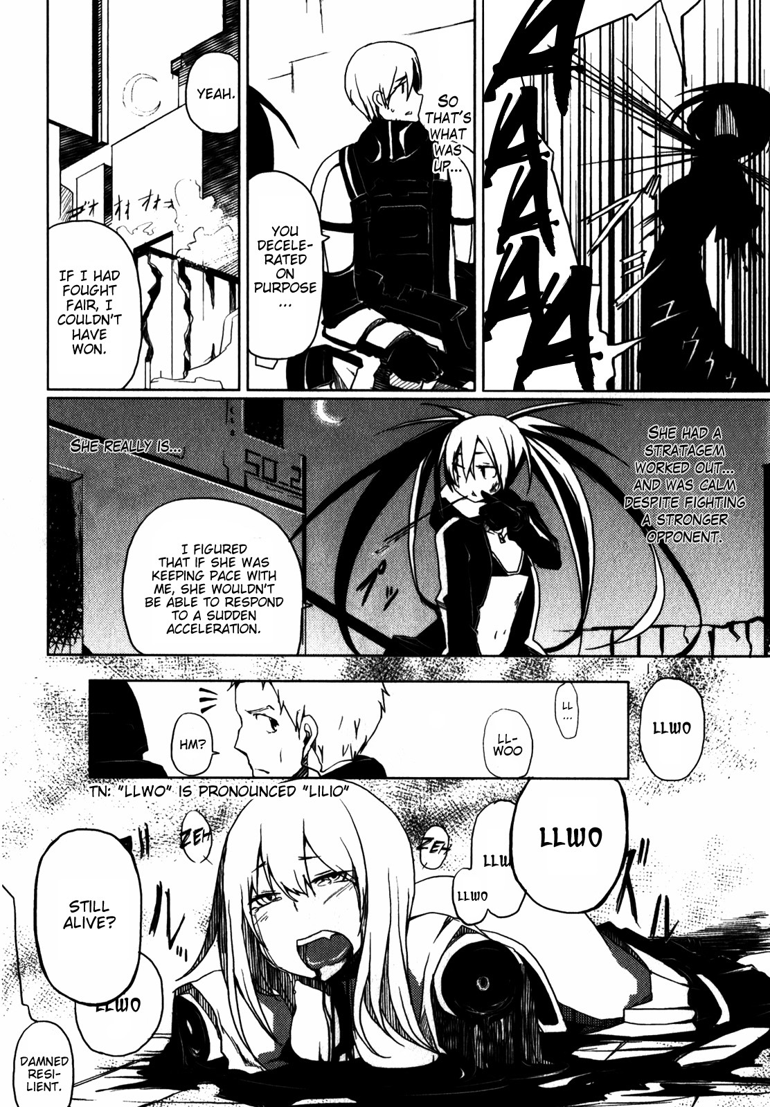 Black Rock Shooter: The Game Chapter 2 page 18 - Chapter 2: First Messenger of Enemy