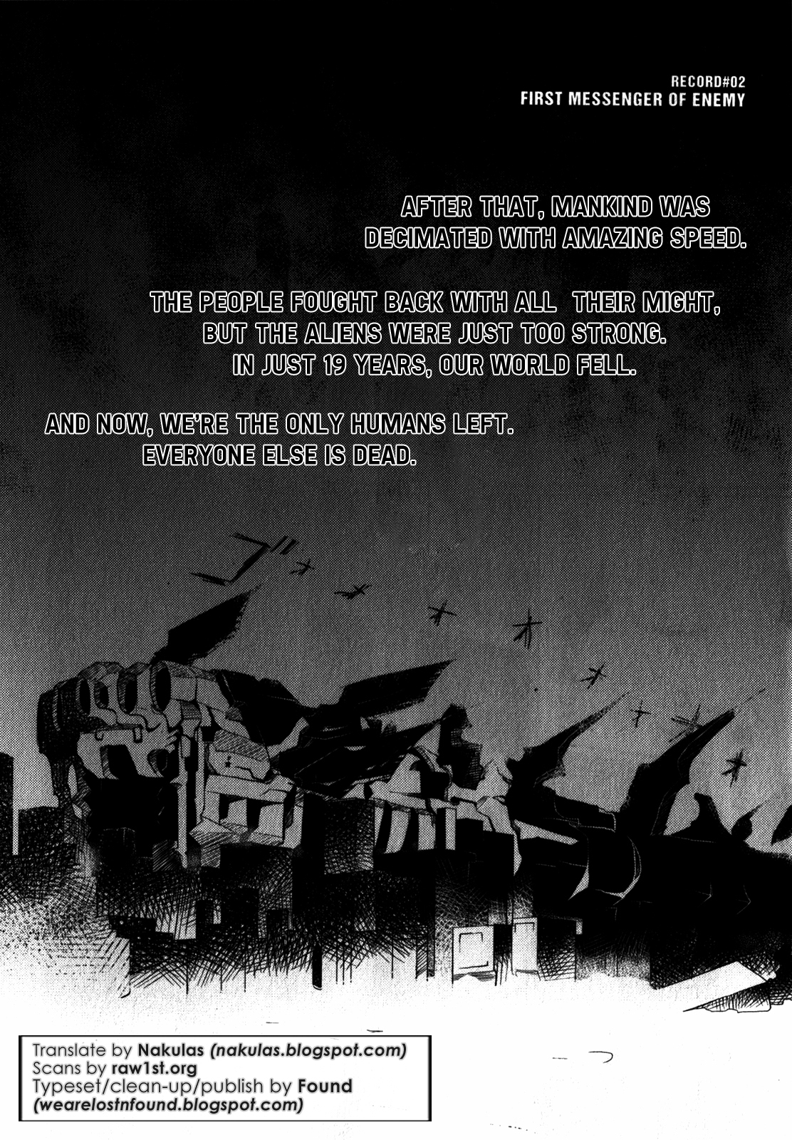 Black Rock Shooter: The Game Chapter 2 page 2 - Chapter 2: First Messenger of Enemy