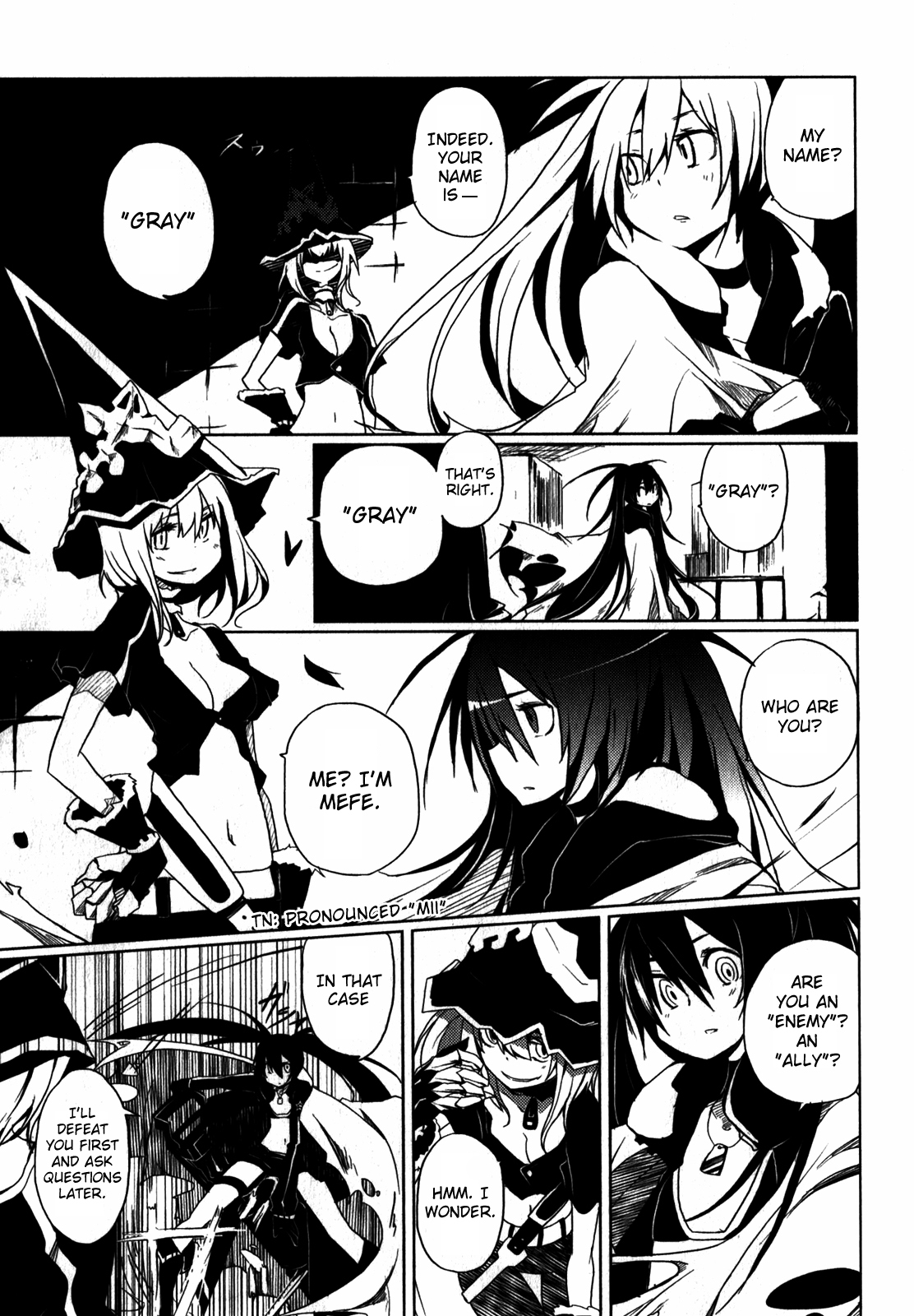 Black Rock Shooter: The Game Chapter 2 page 7 - Chapter 2: First Messenger of Enemy