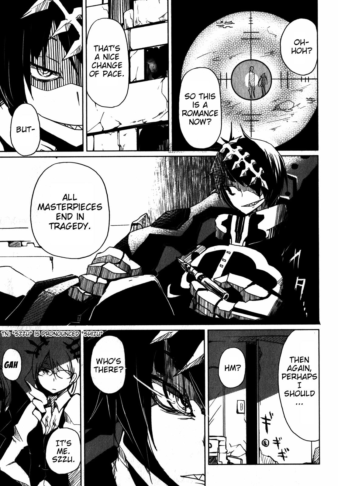 Black Rock Shooter: The Game Chapter 3 page 10 - Chapter 3: Communication with Man