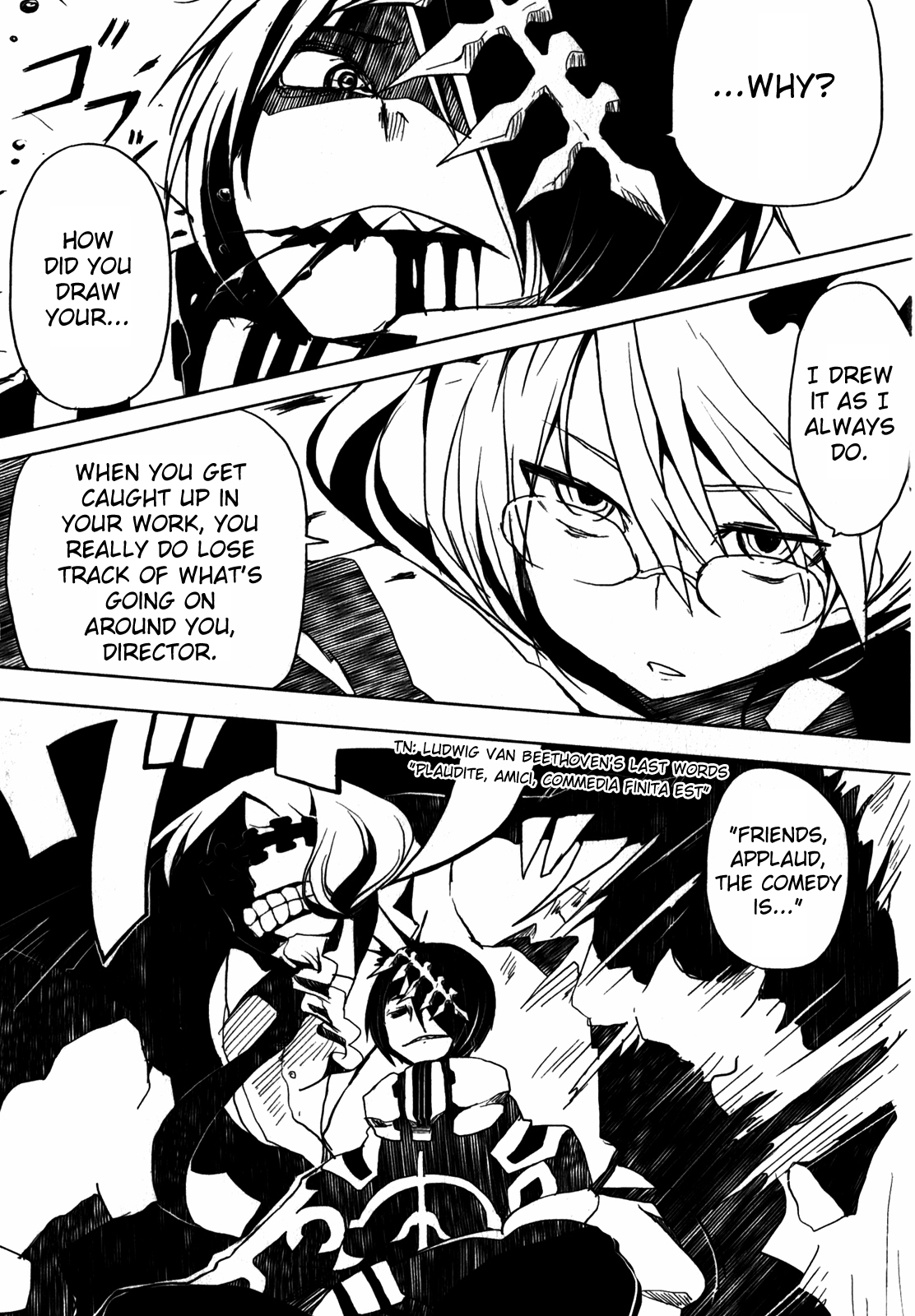 Black Rock Shooter: The Game Chapter 3 page 16 - Chapter 3: Communication with Man