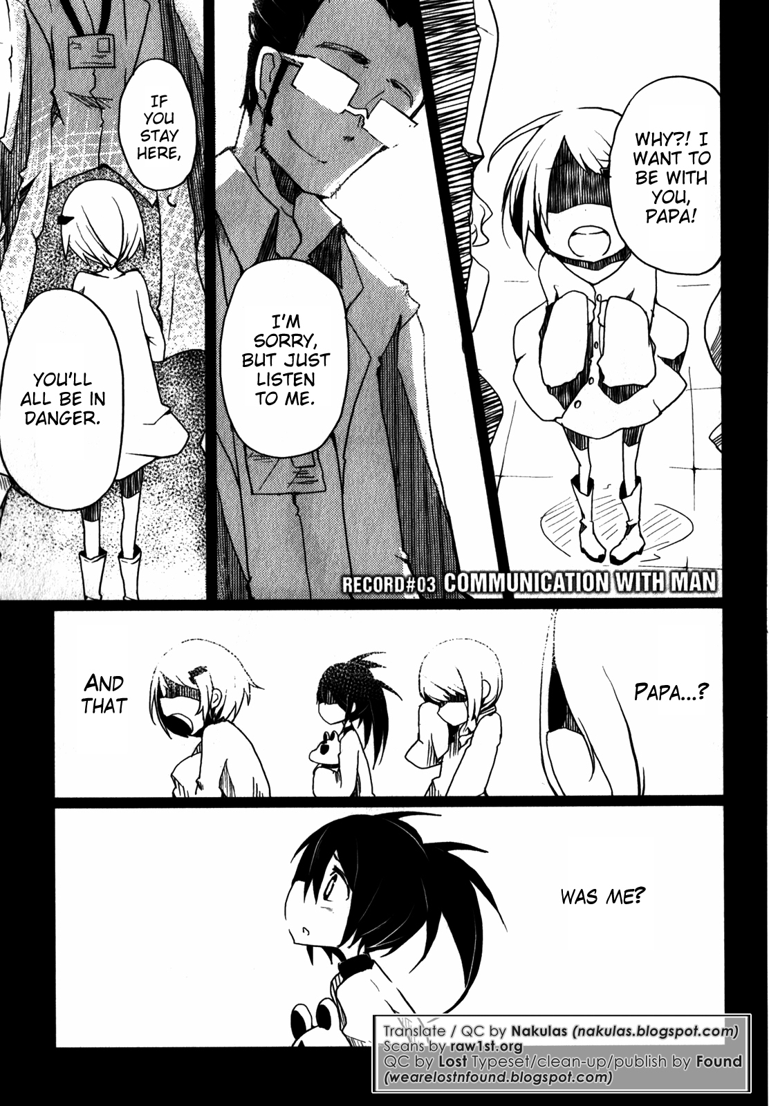 Black Rock Shooter: The Game Chapter 3 page 2 - Chapter 3: Communication with Man
