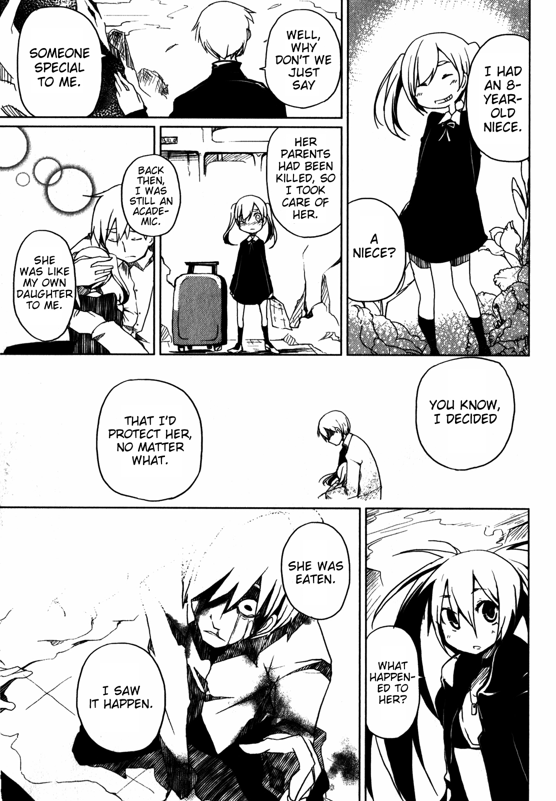 Black Rock Shooter: The Game Chapter 3 page 20 - Chapter 3: Communication with Man