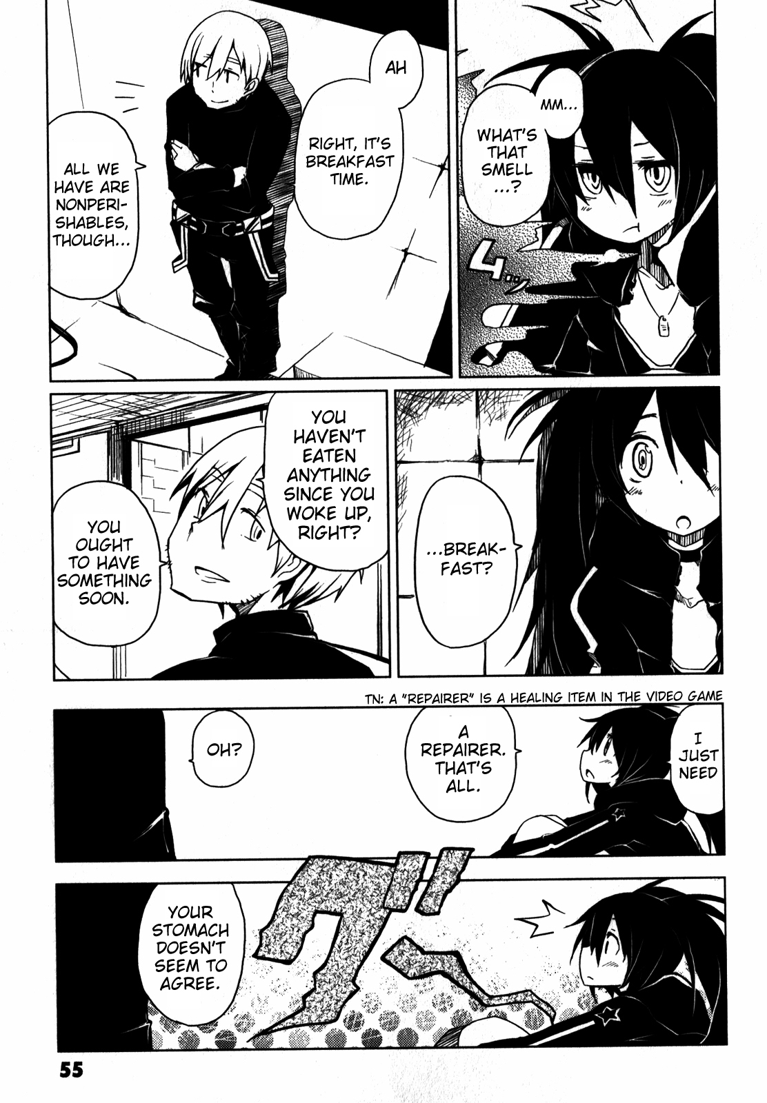 Black Rock Shooter: The Game Chapter 3 page 6 - Chapter 3: Communication with Man