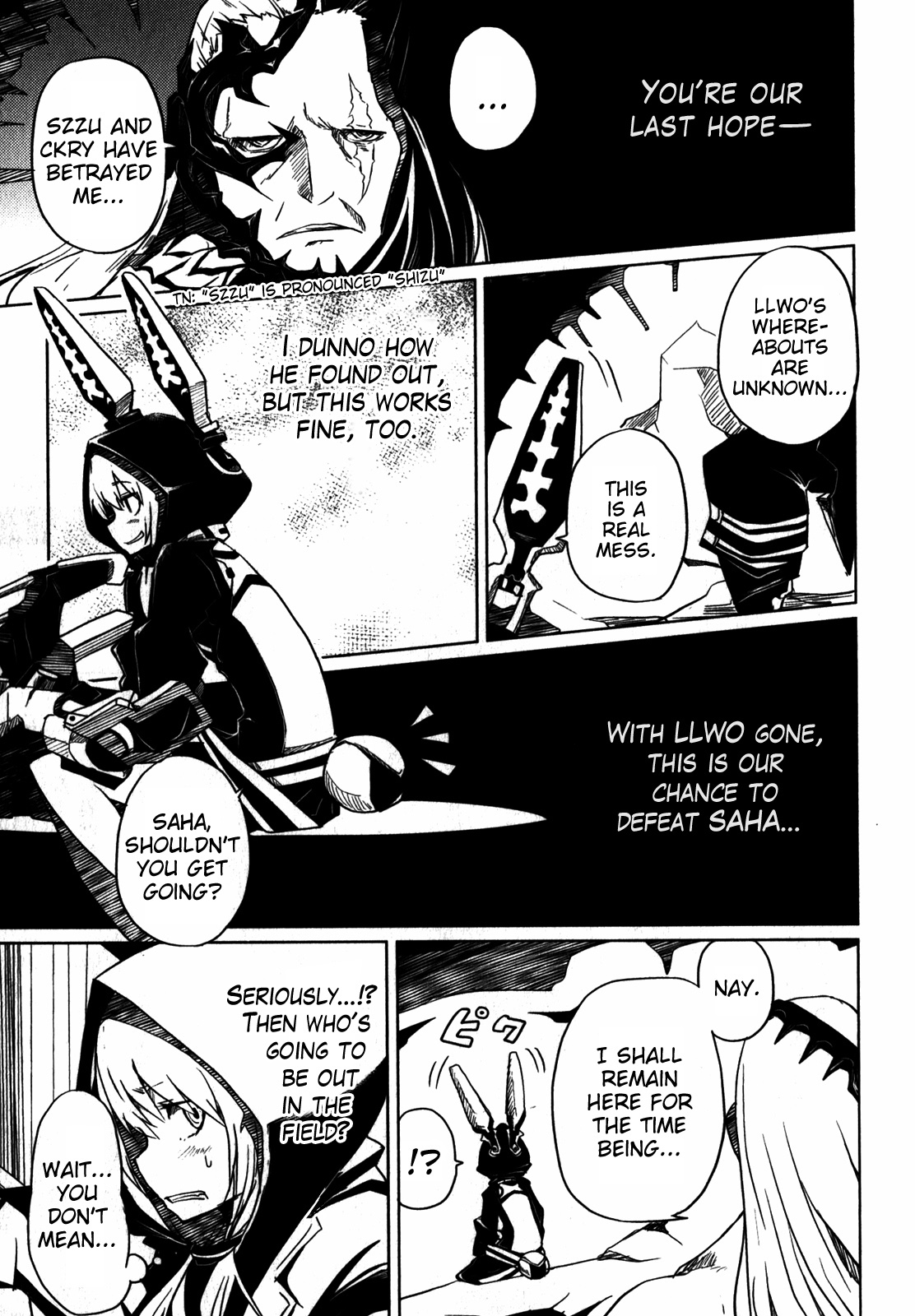 Black Rock Shooter: The Game Chapter 5 page 14 - Chapter 5: Another Days and Death