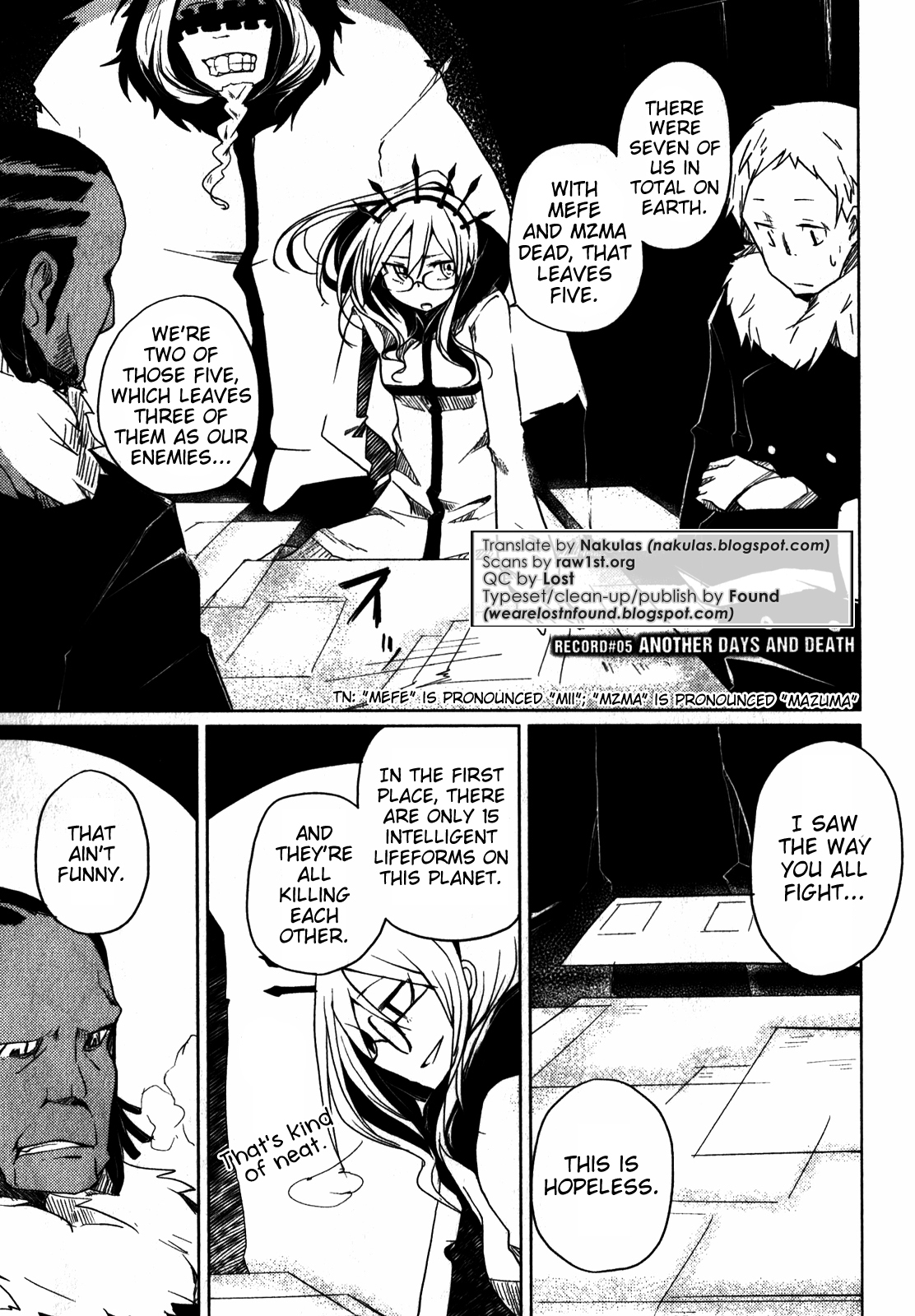 Black Rock Shooter: The Game Chapter 5 page 2 - Chapter 5: Another Days and Death