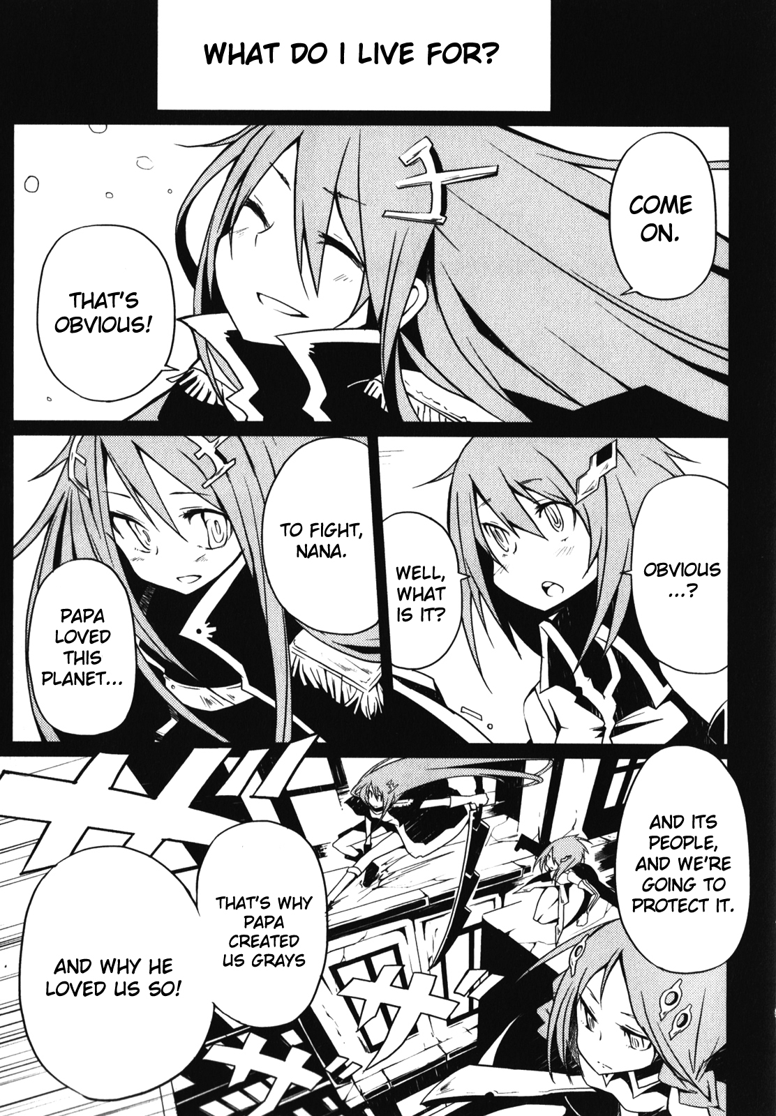 Black Rock Shooter: The Game Chapter 7 page 10 - Chapter 7: Sisters in the War
