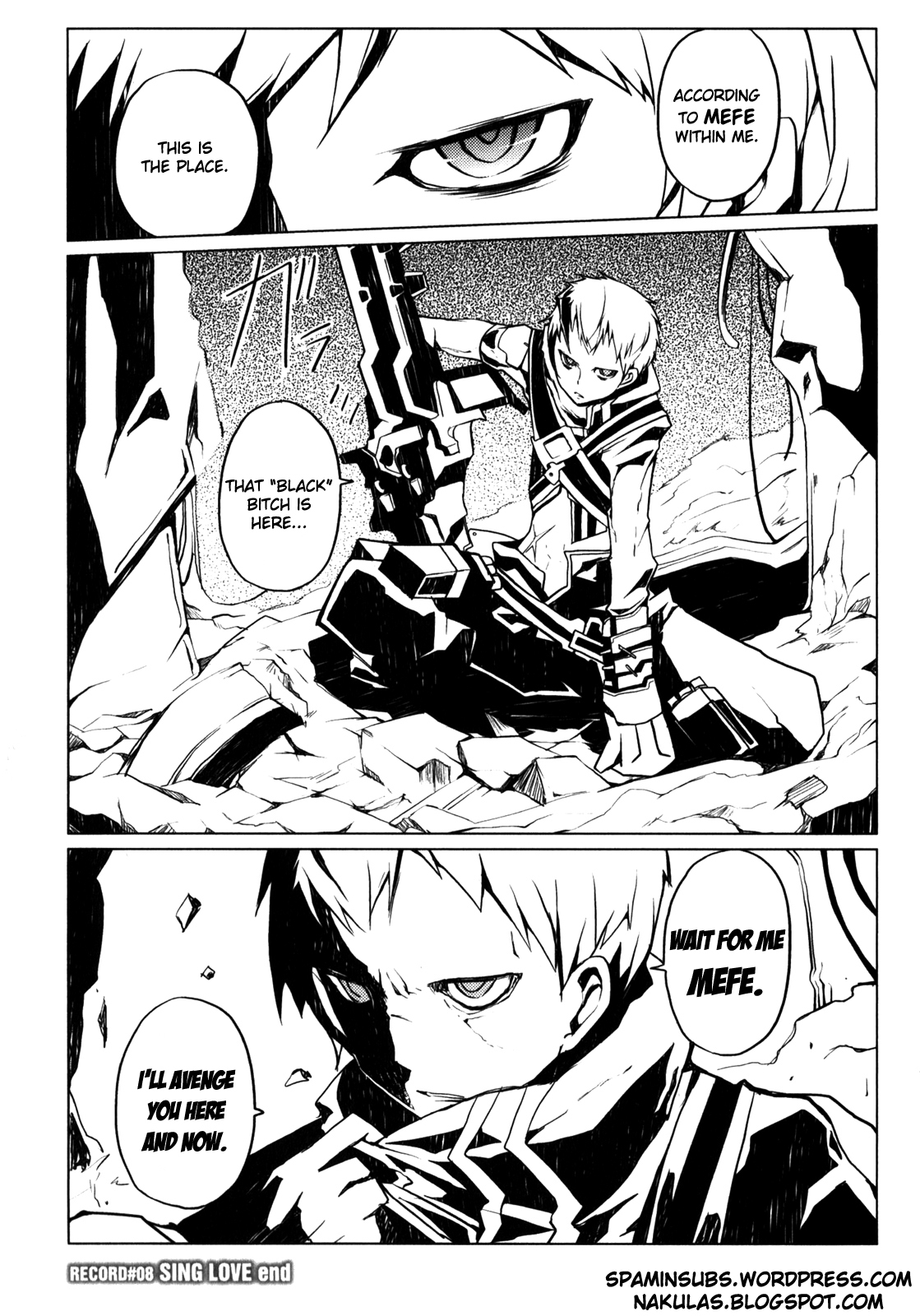 Black Rock Shooter: The Game Chapter 8 page 22 - Chapter 8: Sing Love