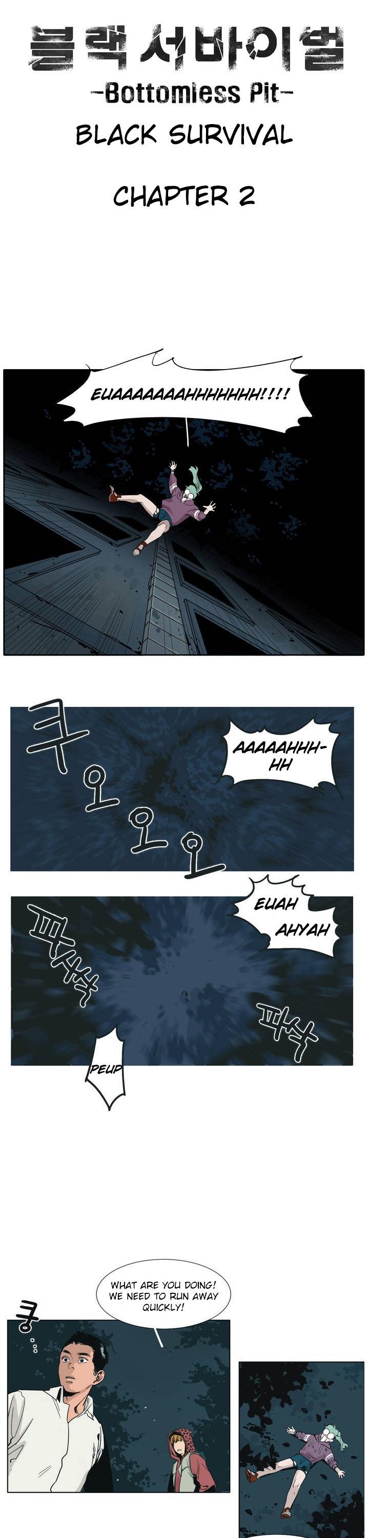 Black Survival - Bottomless Pit Chapter 2 page 2 - Chapter 2