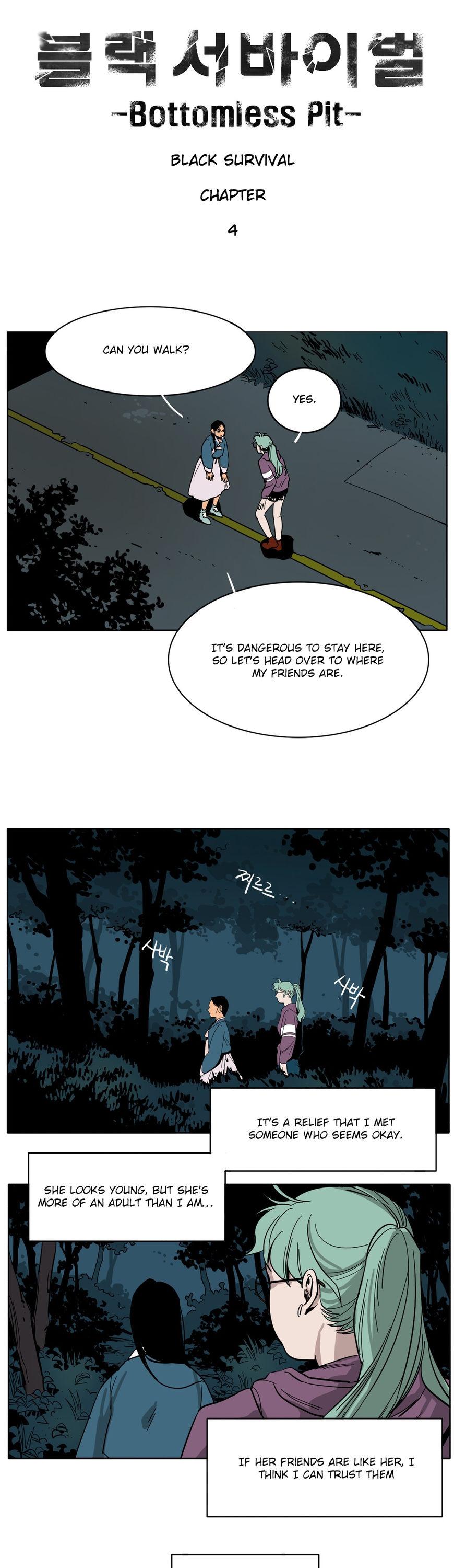 Black Survival - Bottomless Pit Chapter 4 page 2 - Chapter 4