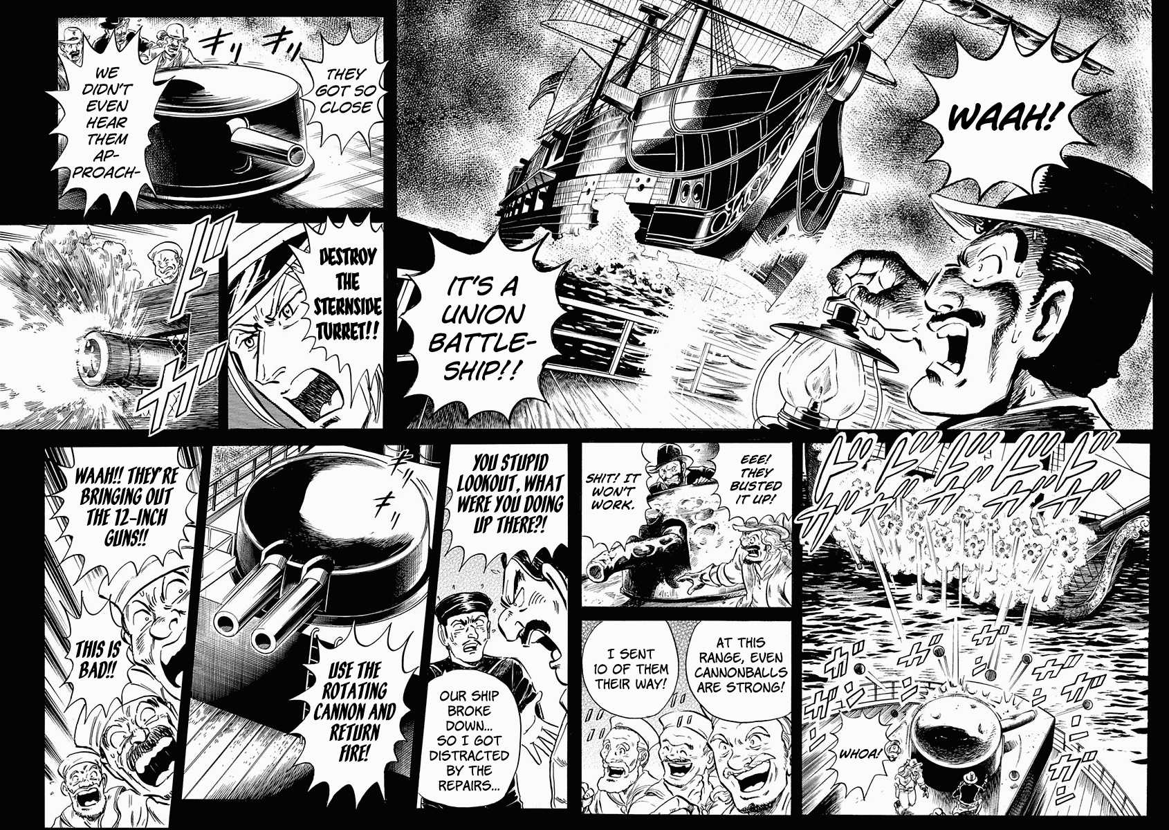 Black Tiger Chapter 3 page 36 - Chapter 3: The Gunman in the Ocean