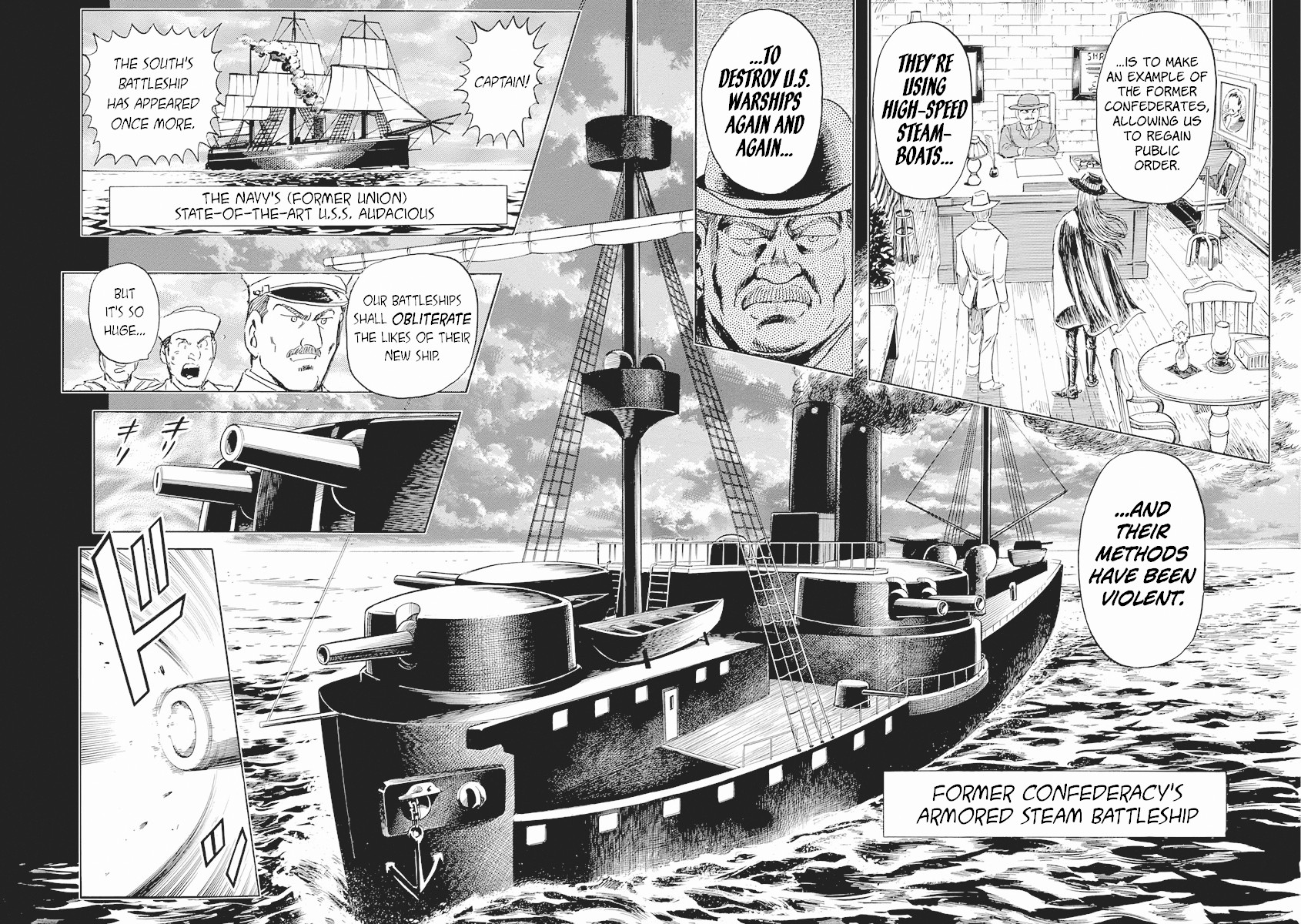 Black Tiger Chapter 3 page 4 - Chapter 3: The Gunman in the Ocean