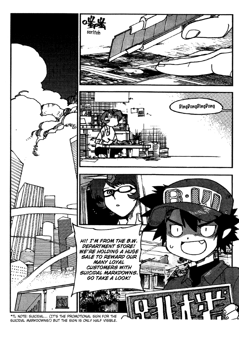 Black Warriors Chapter 4 page 9 - Chapter 4: A Fighting Mangaka's Battle (part 2)