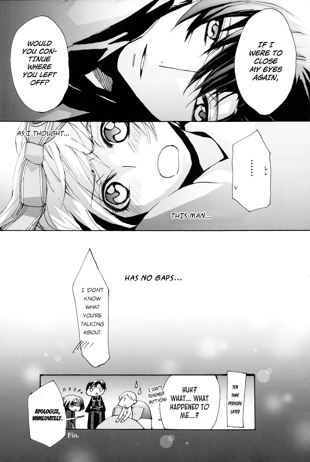 Black x Gold Anthology Chapter 2 page 4 - Chapter 2 : That Which Cannot Be Said