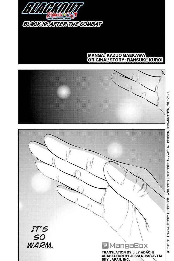 Blackout Chapter 19 page 1 - Chapter 19