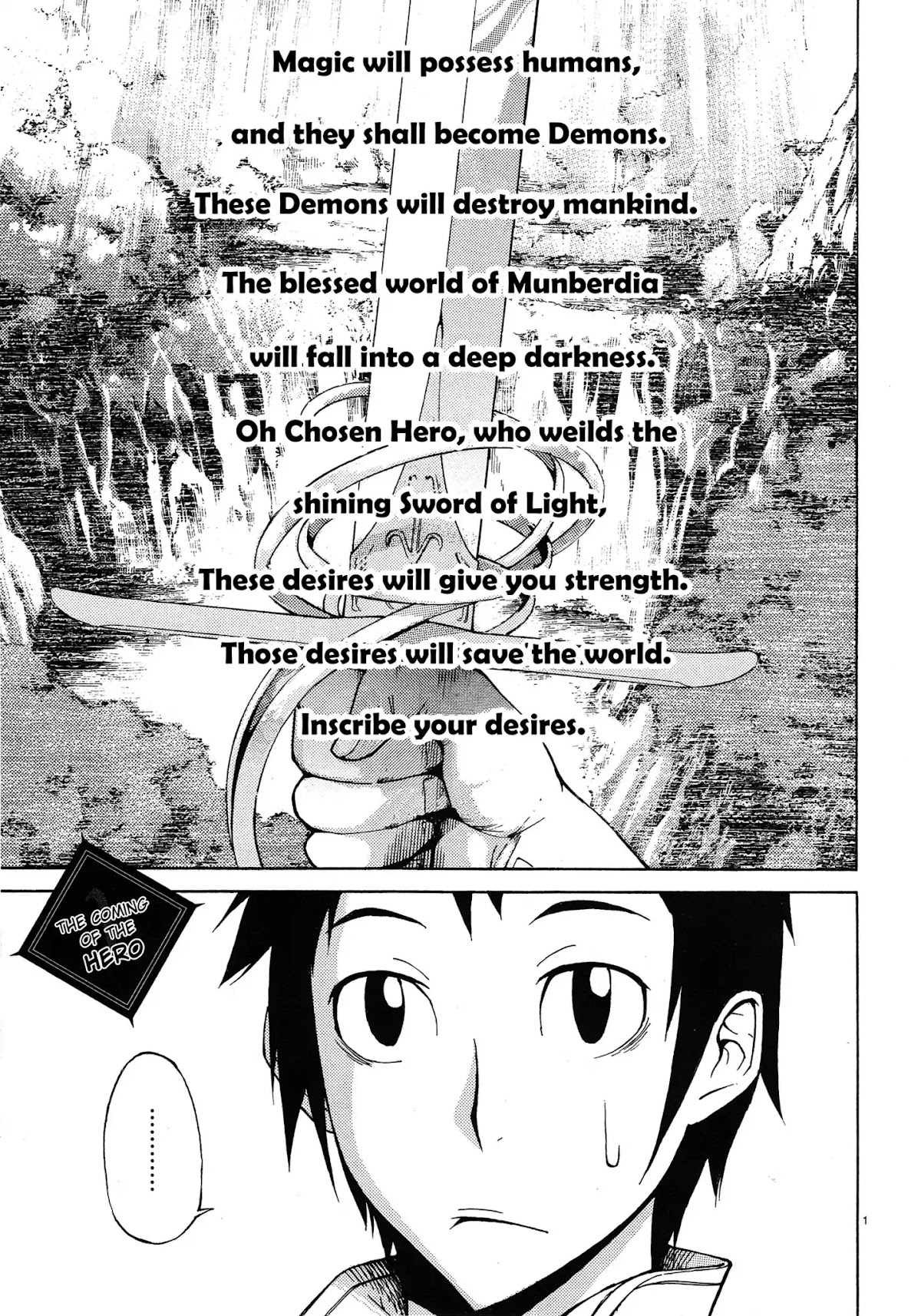 Blade Play Chapter 1 page 7 - Chapter 1: The Coming of The Hero