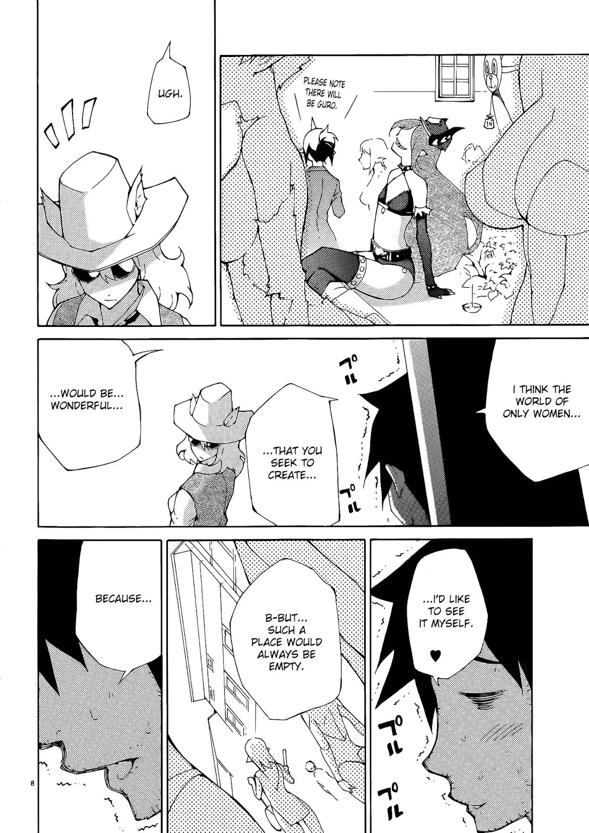 Blade Play Chapter 27 page 8 - Chapter 27: I Want To Go To… Paradise