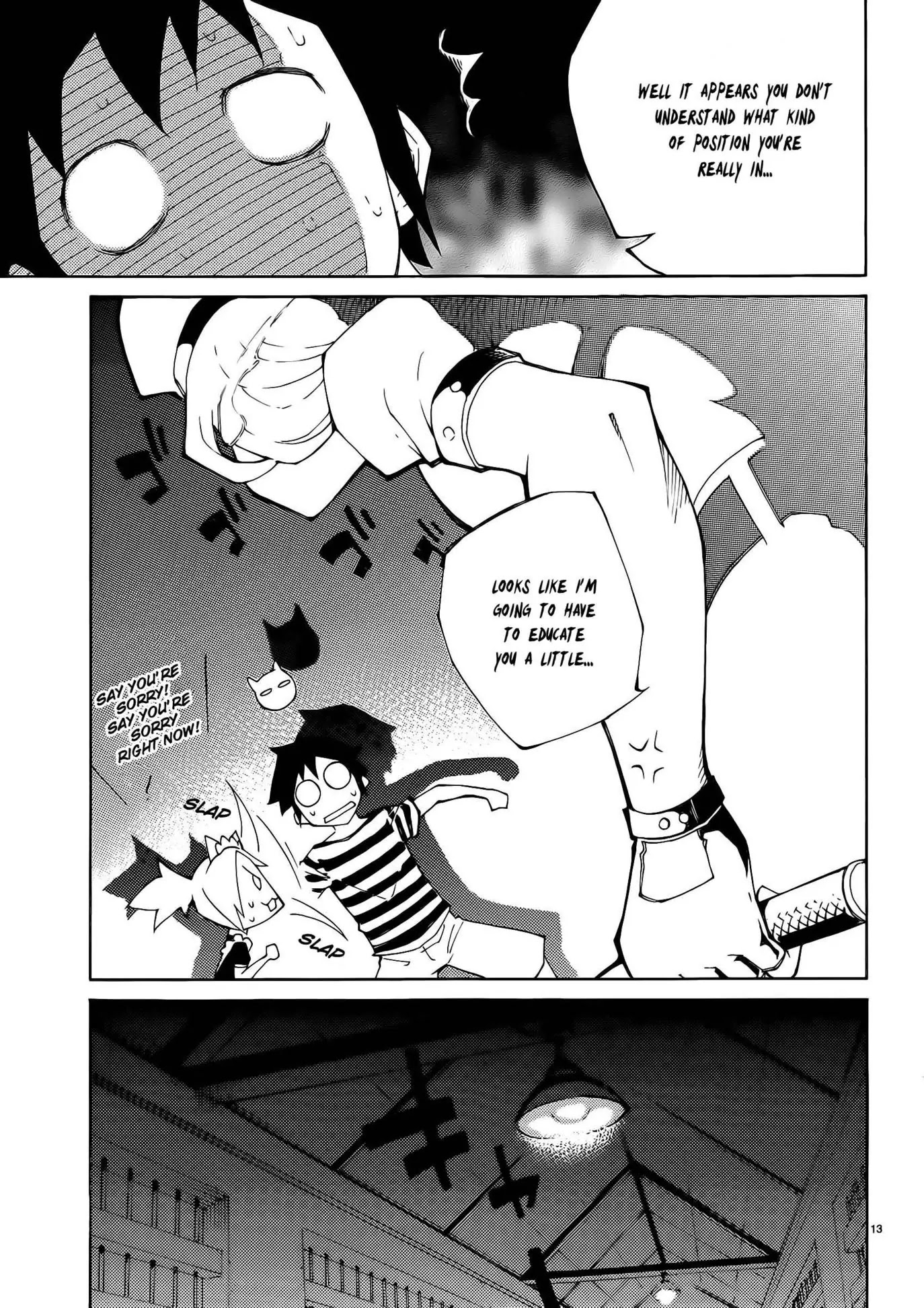 Blade Play Chapter 28 page 13 - Chapter 28: I'm a Masochist ♡