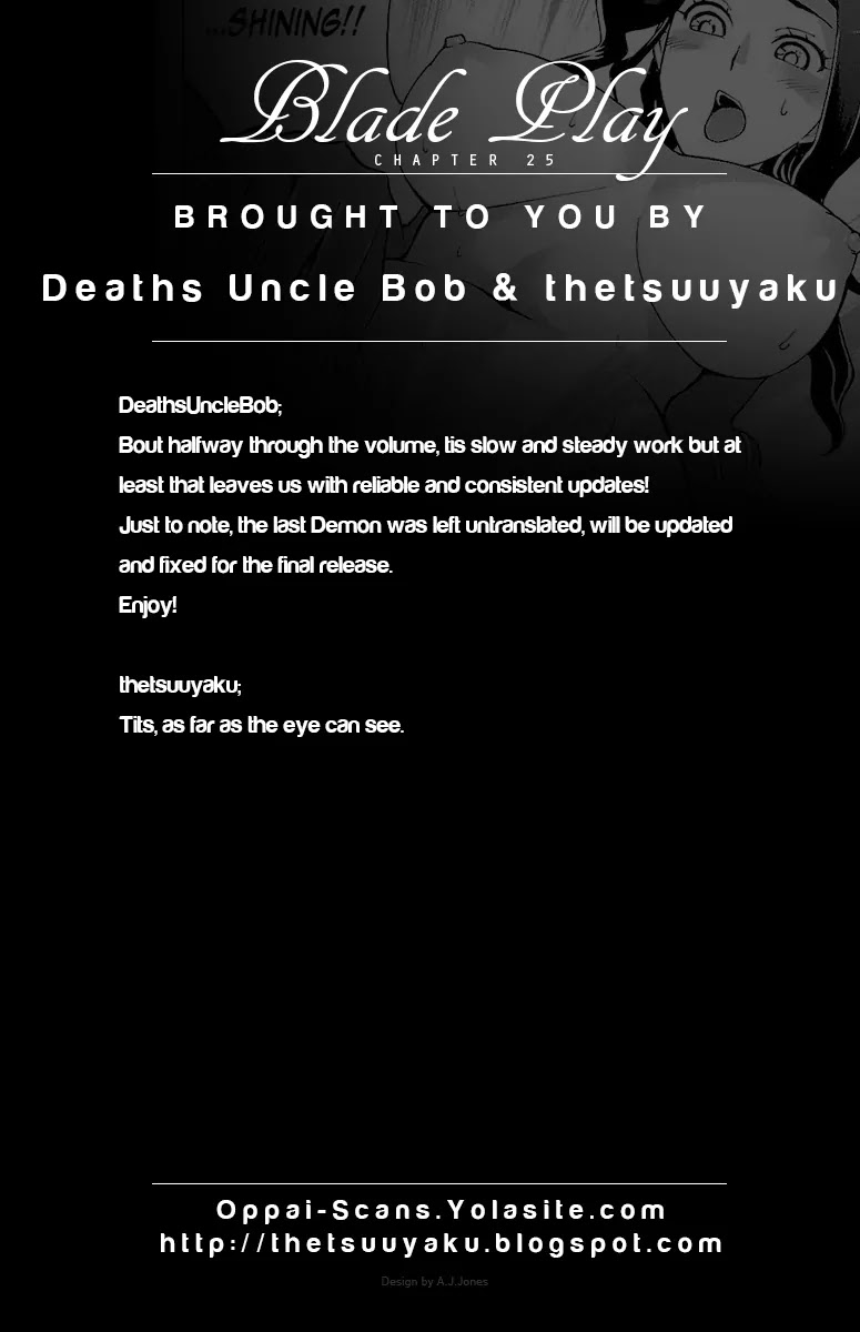 Blade Play Chapter 28 page 25 - Chapter 28: I'm a Masochist ♡